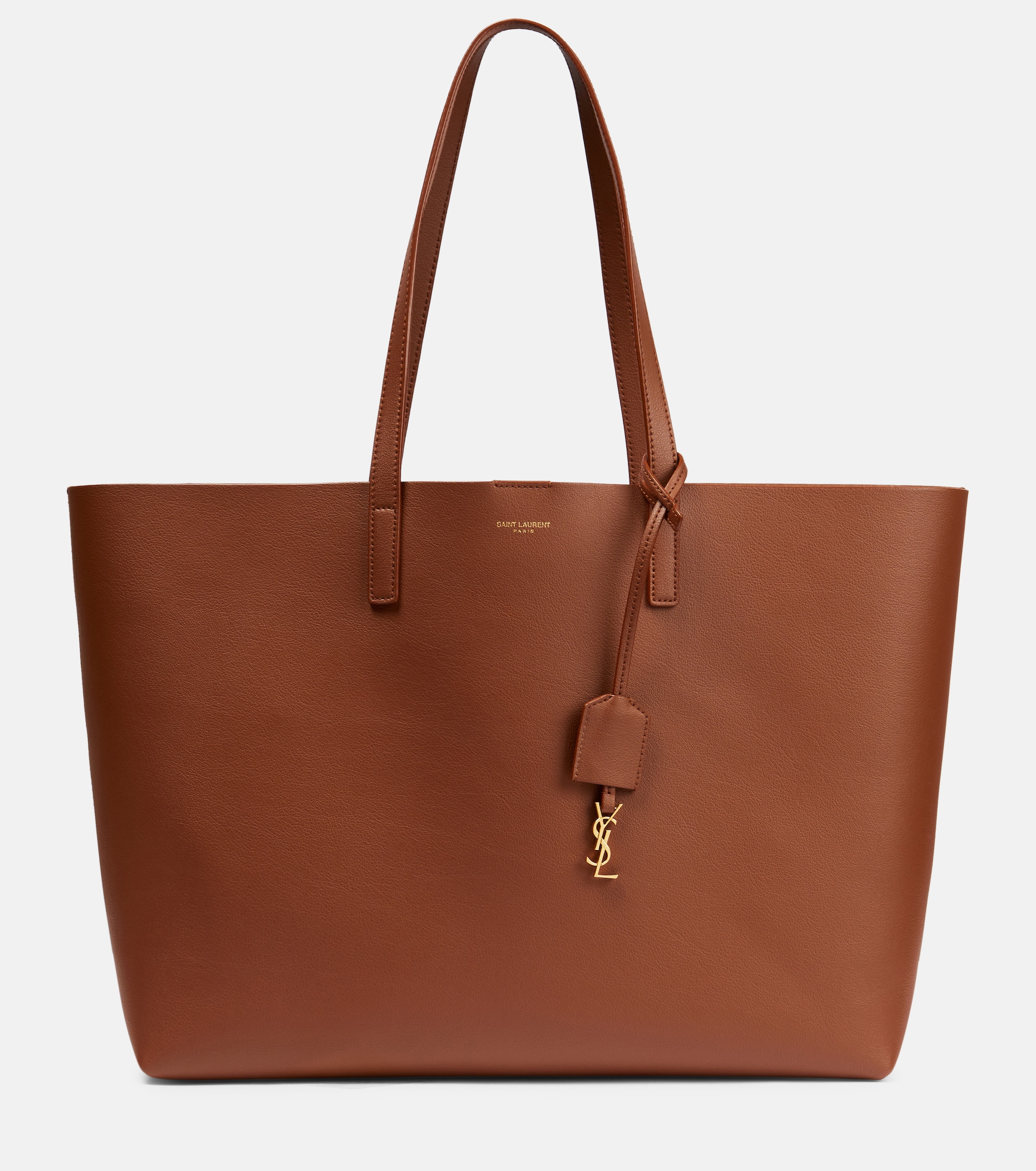 Saint Laurent Shopping E/W leather tote bag