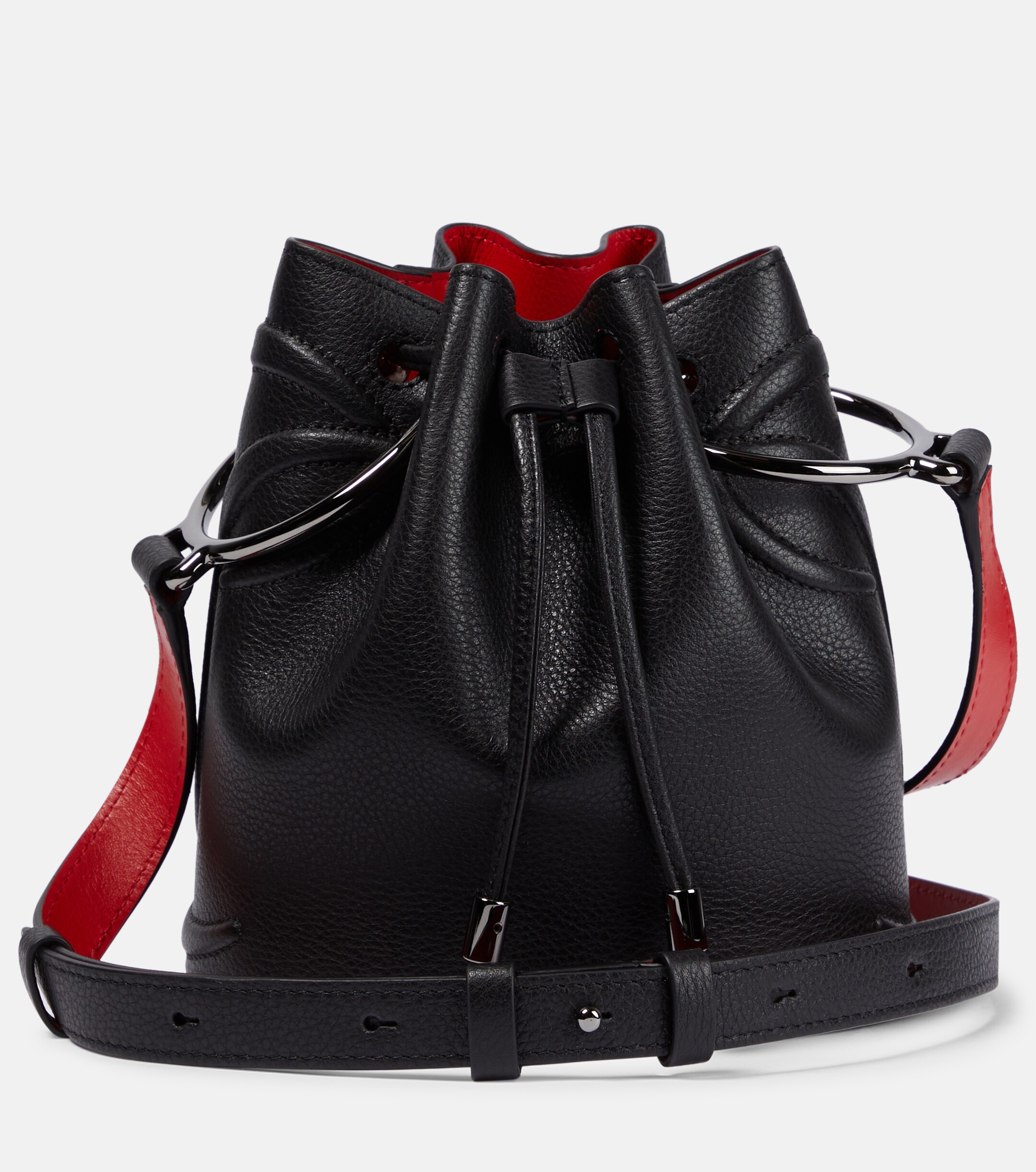 CHRISTIAN LOUBOUTIN By My Side leather bucket bag