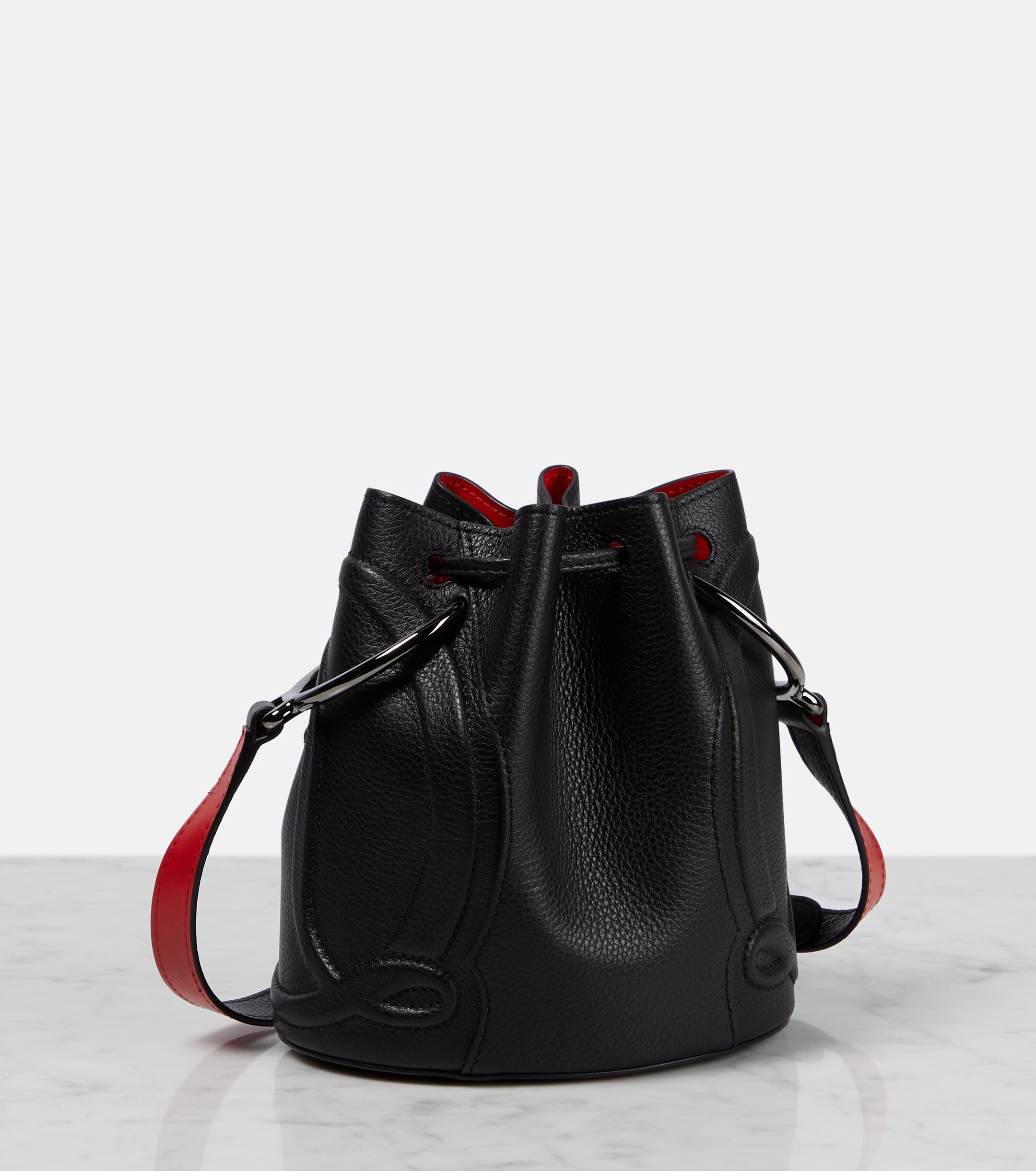 CHRISTIAN LOUBOUTIN By My Side leather bucket bag