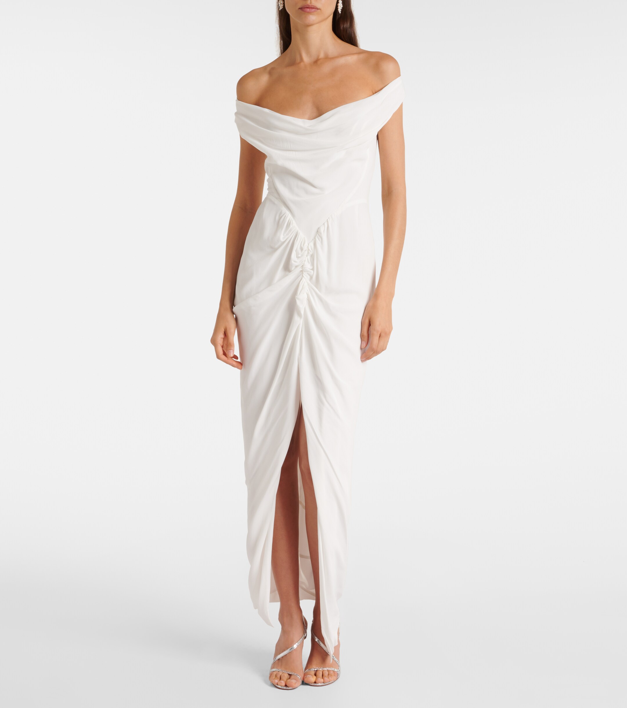 Vivienne Westwood Bridal Panther gathered corset dress thumbnail