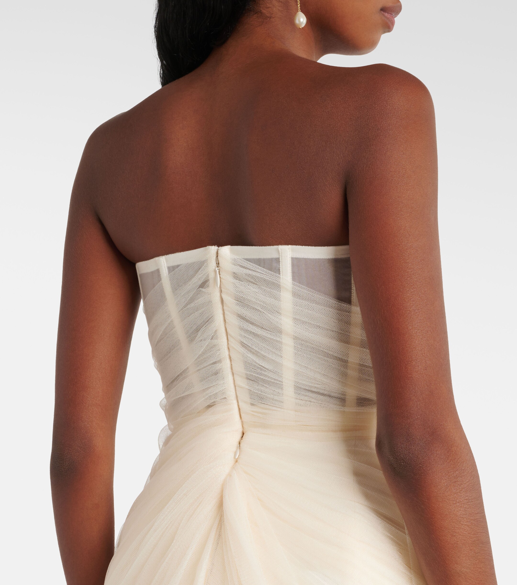 Danielle Frankel Bridal Bernie tulle minidress thumbnail