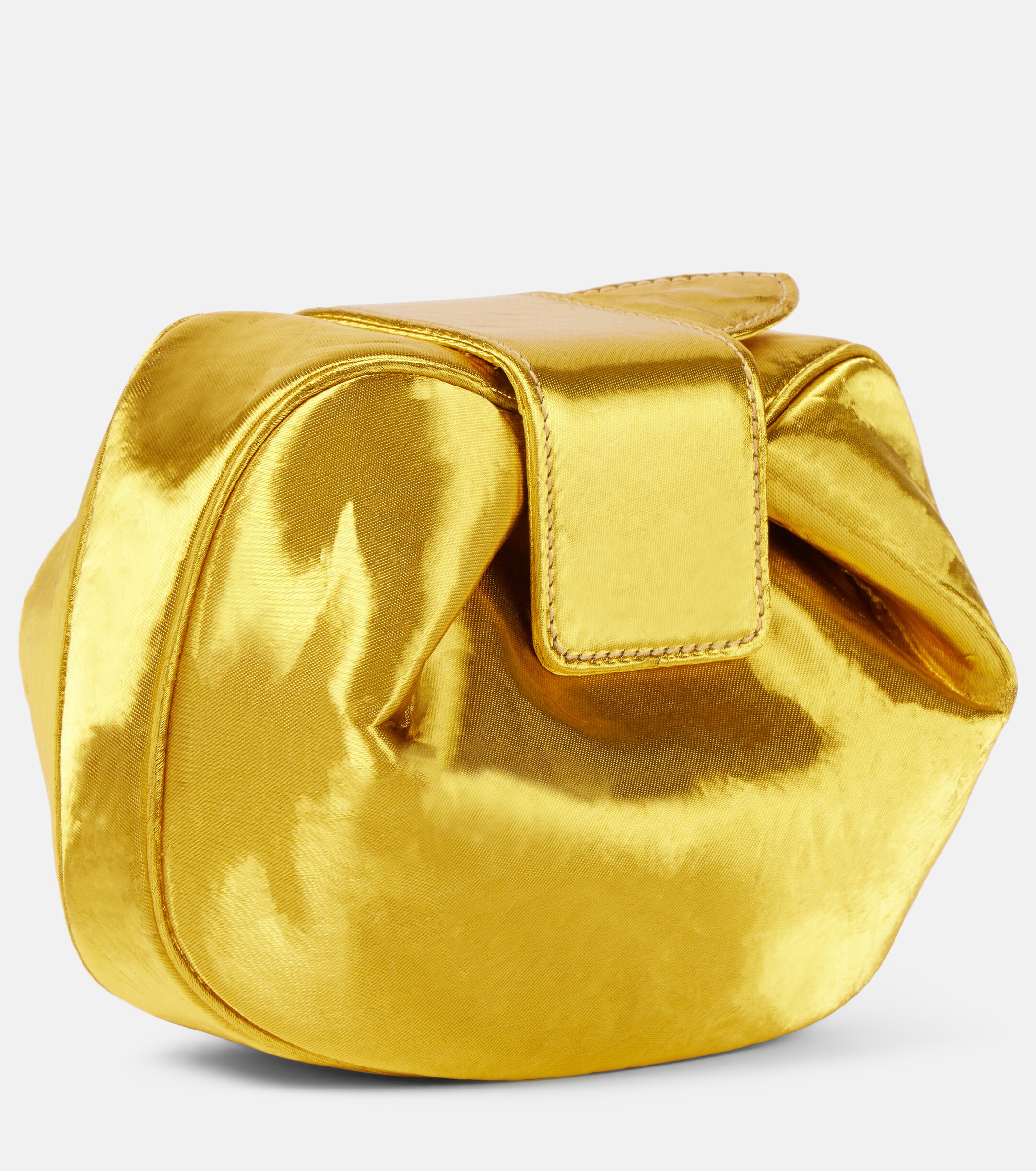 Gabriela Hearst Soft Demi satin clutch