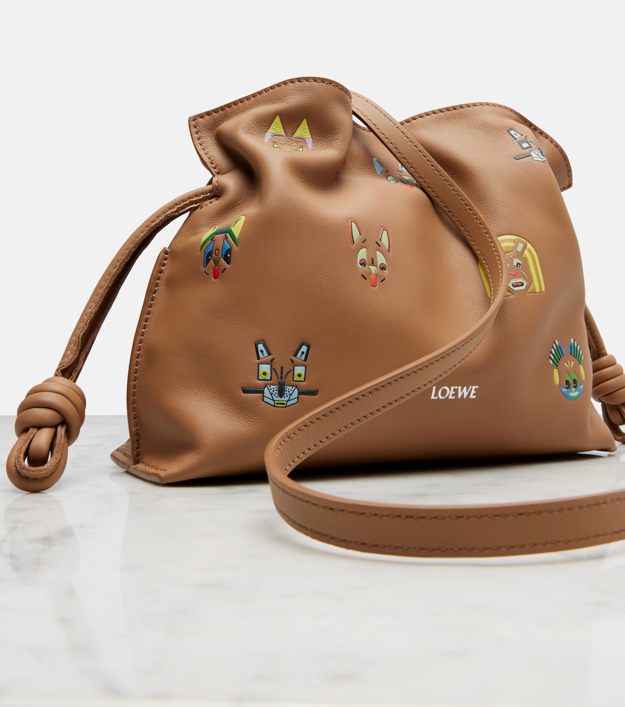 Loewe x Louis Wain Flamenco Cats Mini clutch