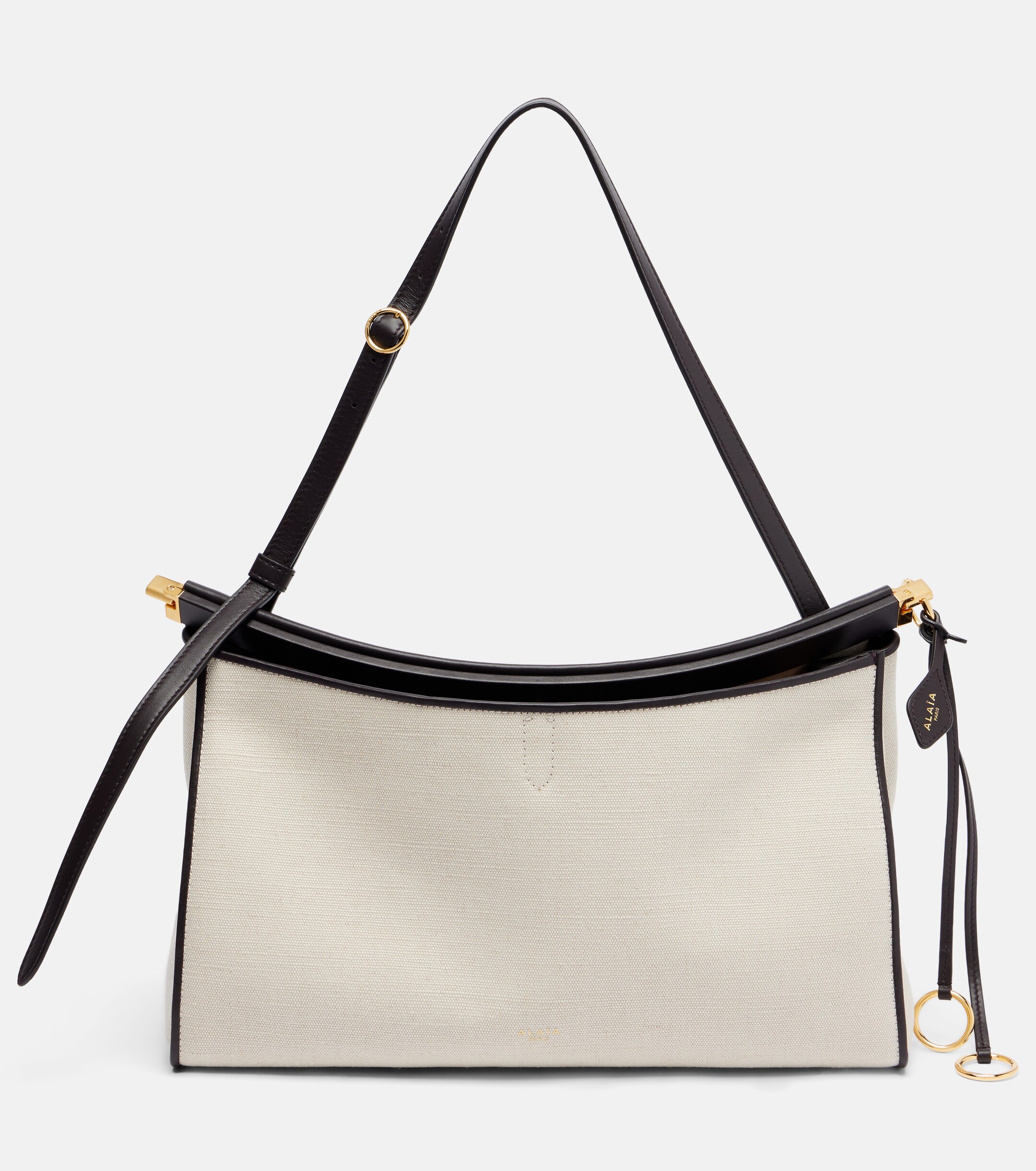 Alaïa Le Click Pocket Large canvas shoulder bag