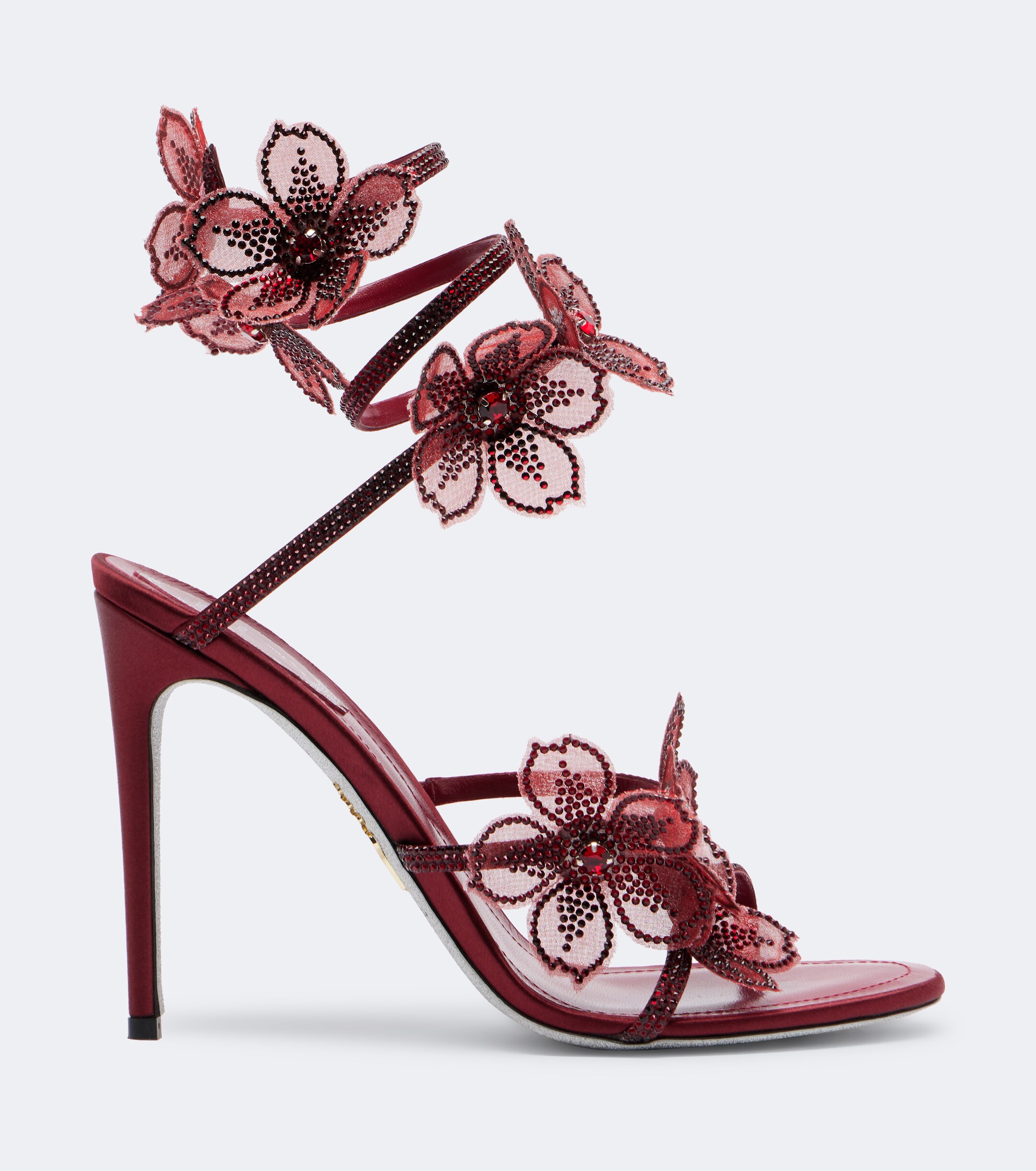 RENÉ CAOVILLA Rene Caovilla Floriane floral-appliqué embellished sandals