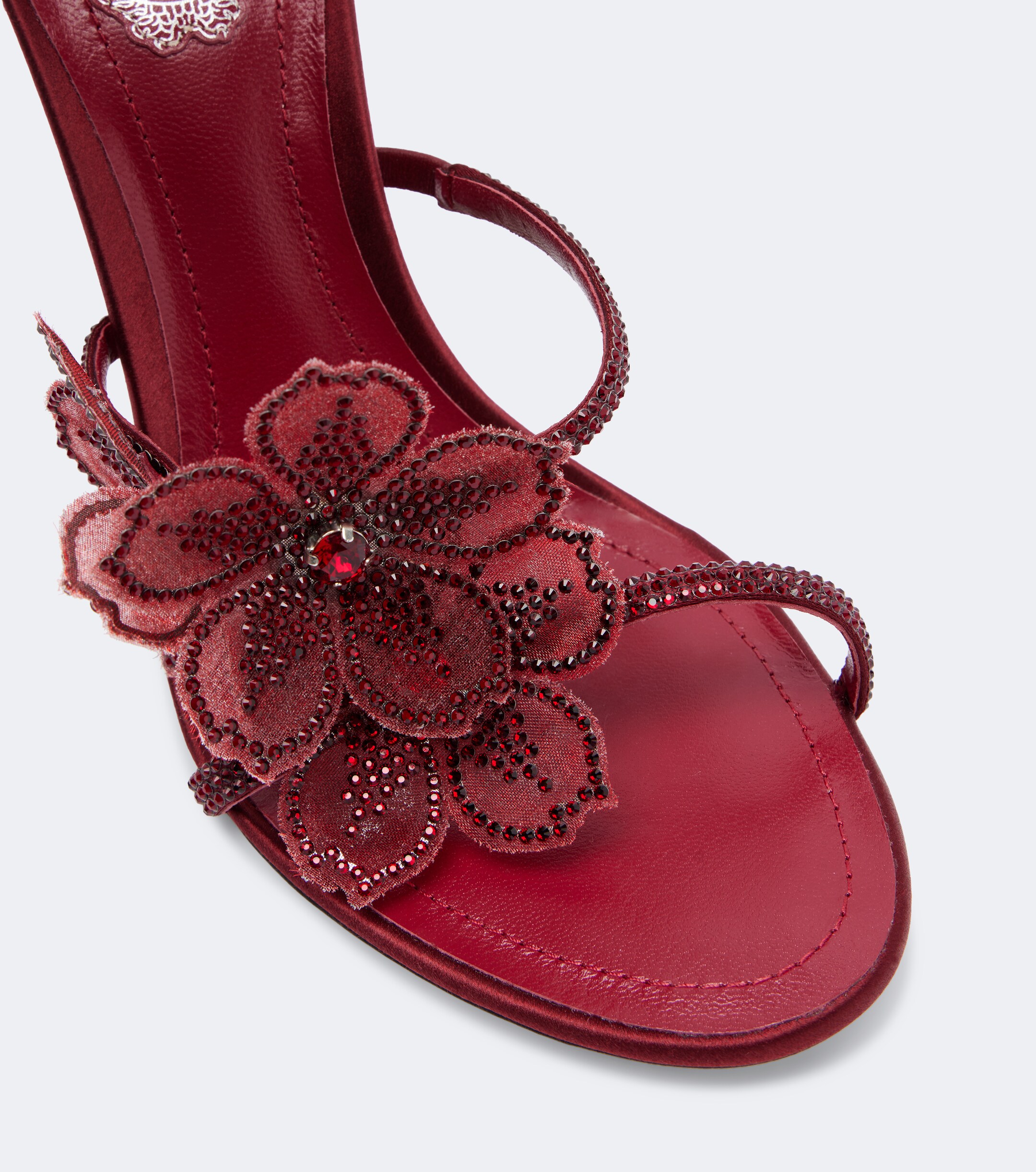 RENÉ CAOVILLA Rene Caovilla Floriane floral-appliqué embellished sandals