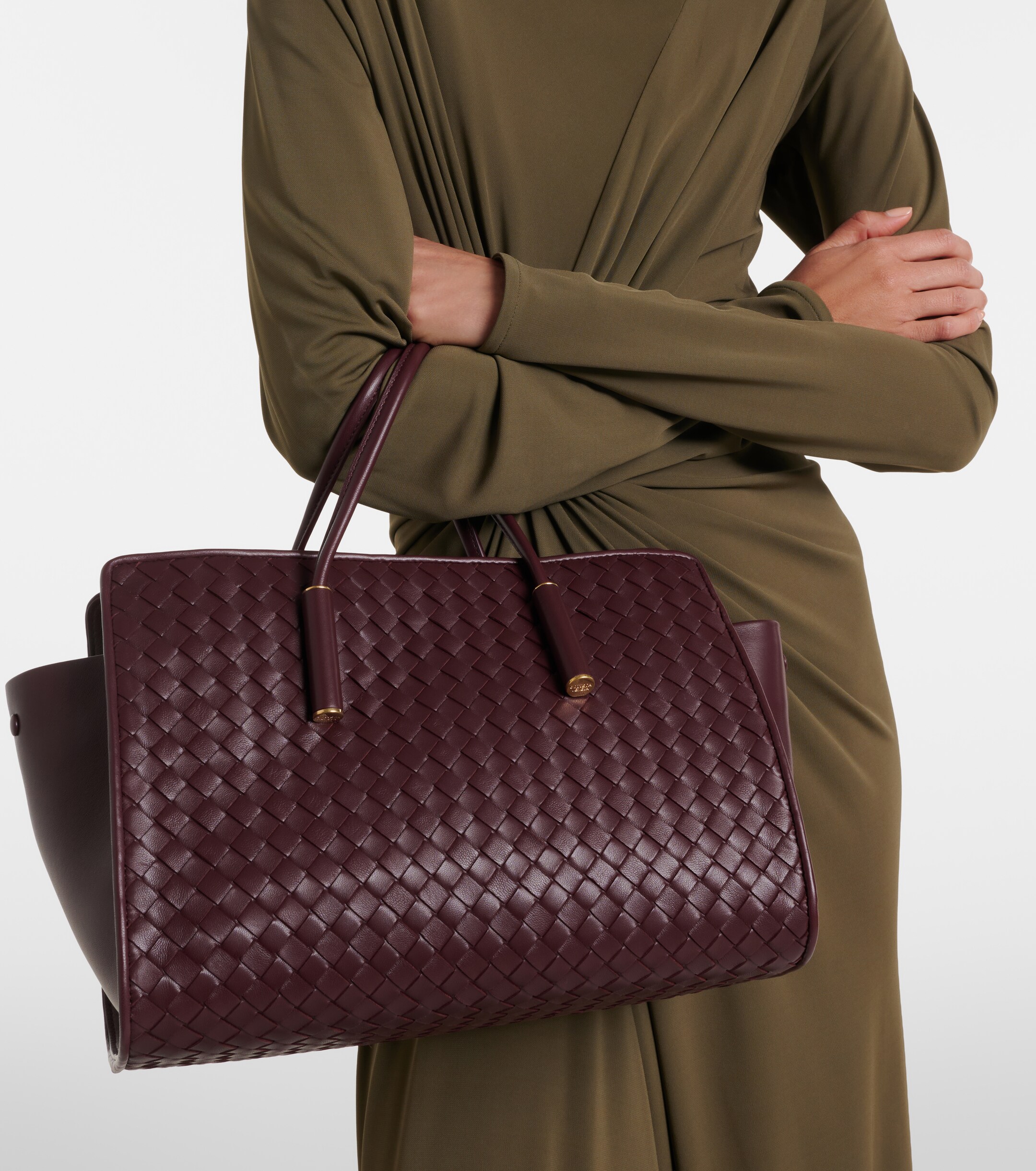 Bottega Veneta Barbara Intrecciato leather tote bag