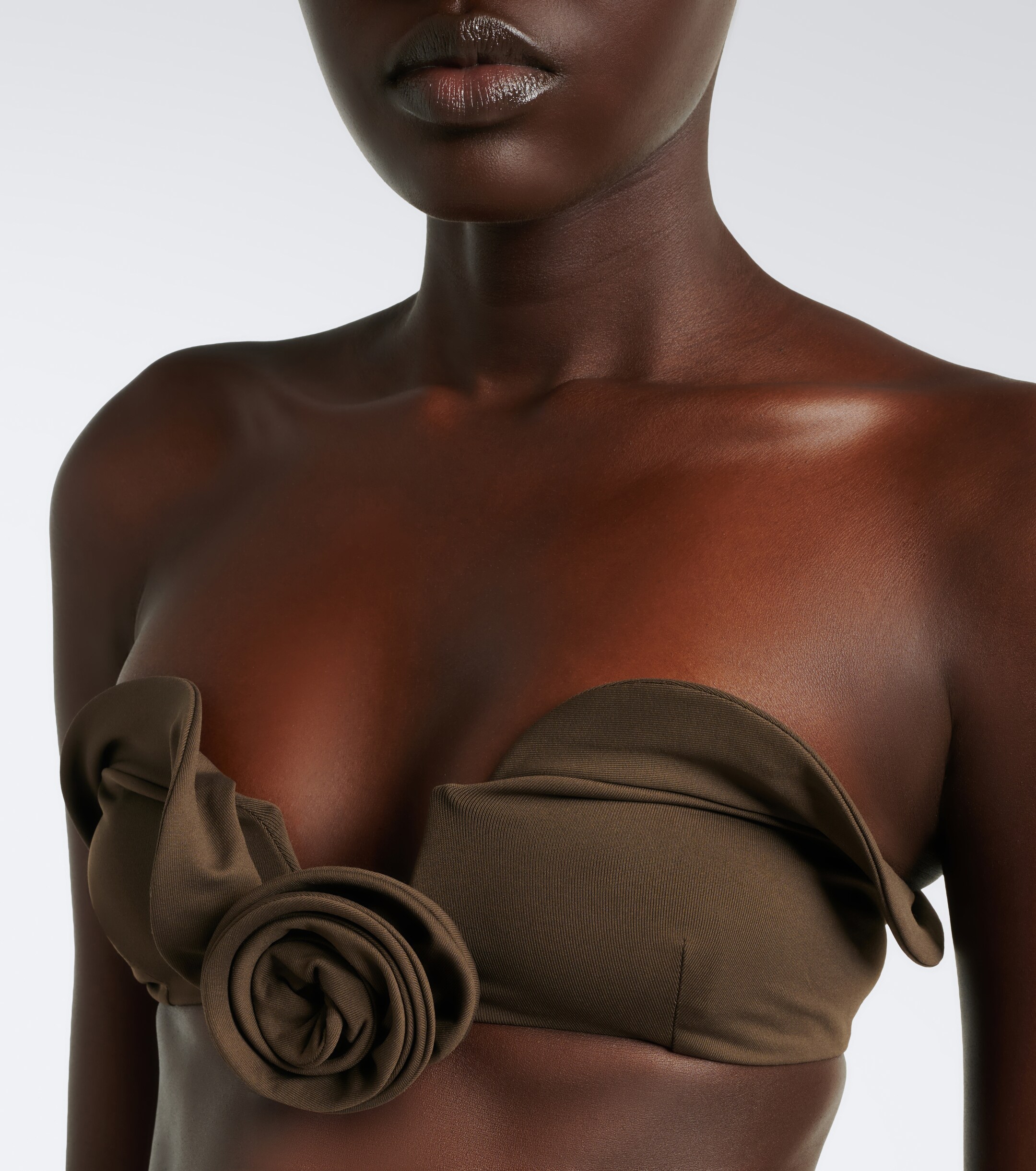 Magda Butrym Magda Butrym Floral-appliqué bikini top