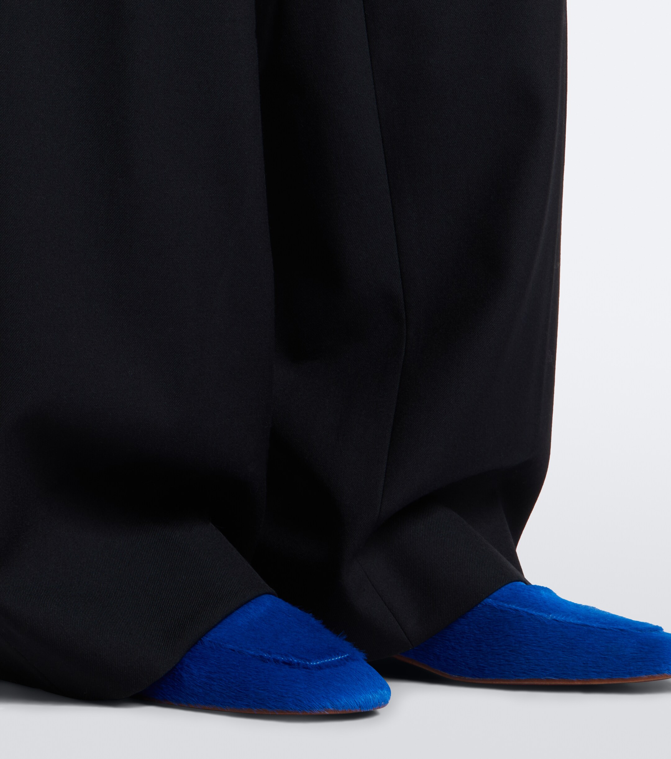 Dries Van Noten Dries Van Noten Calf hair loafers