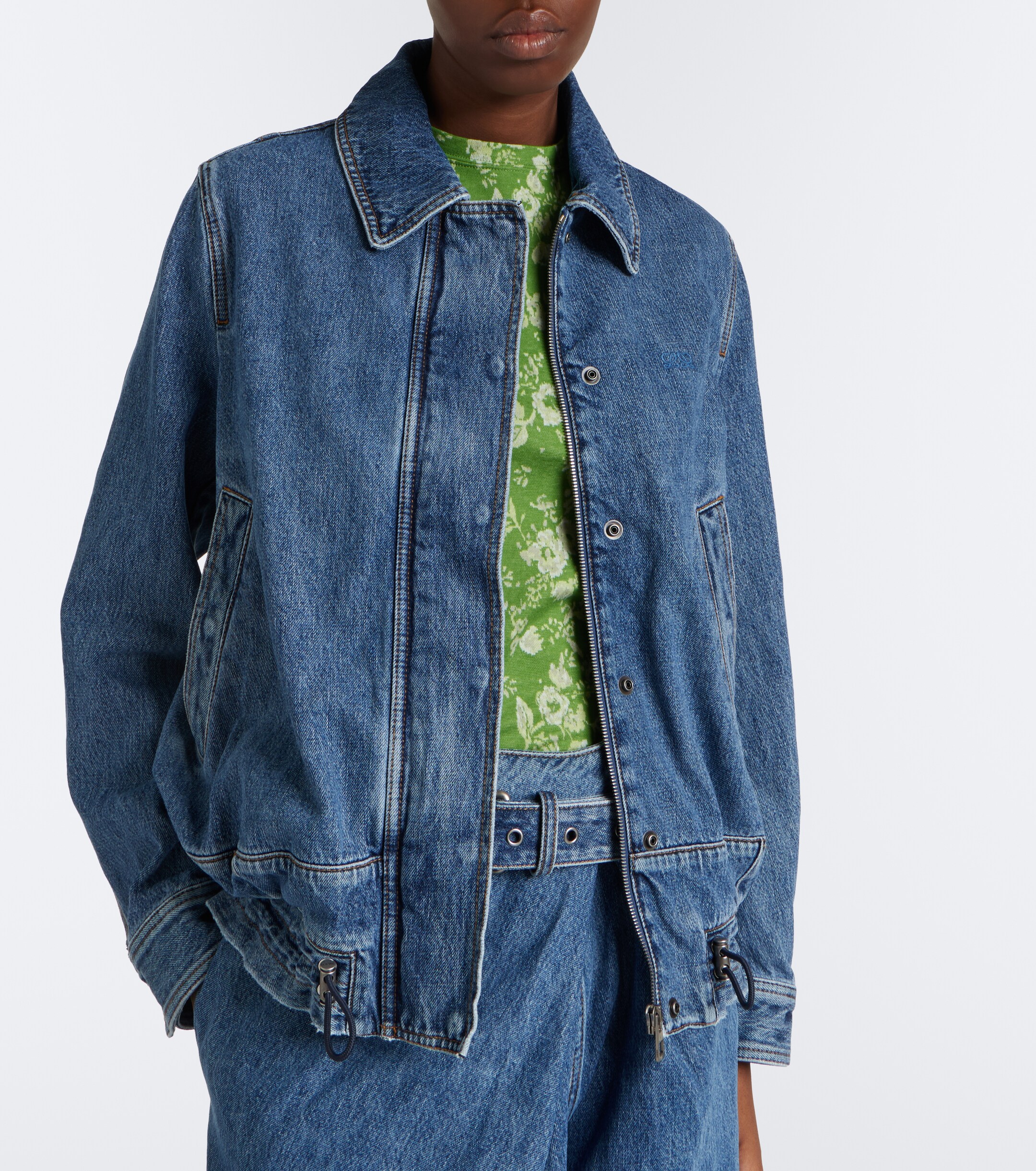 Loewe Loewe Denim blouson jacket