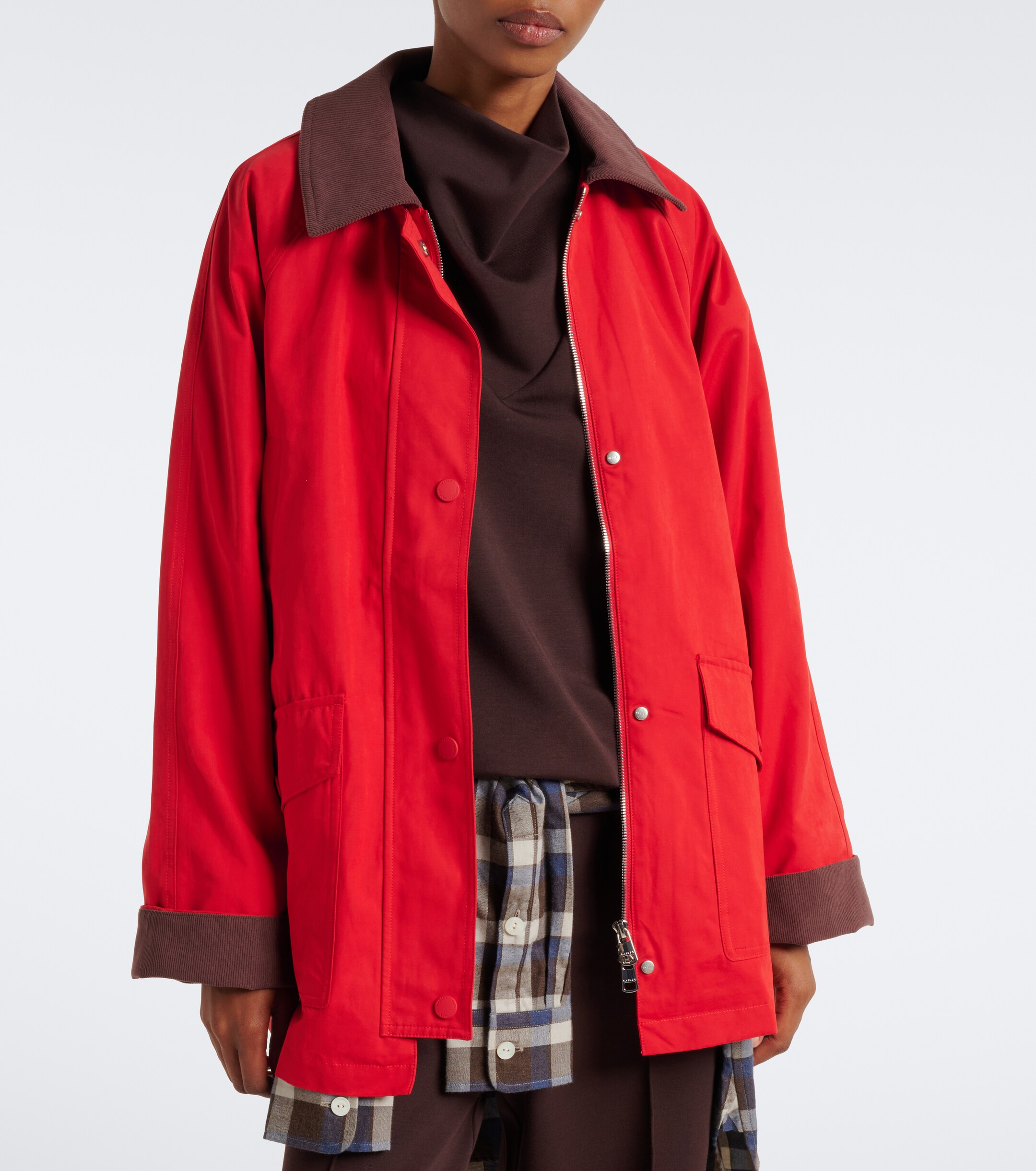Varley Varley Rylan corduroy-trimmed jacket