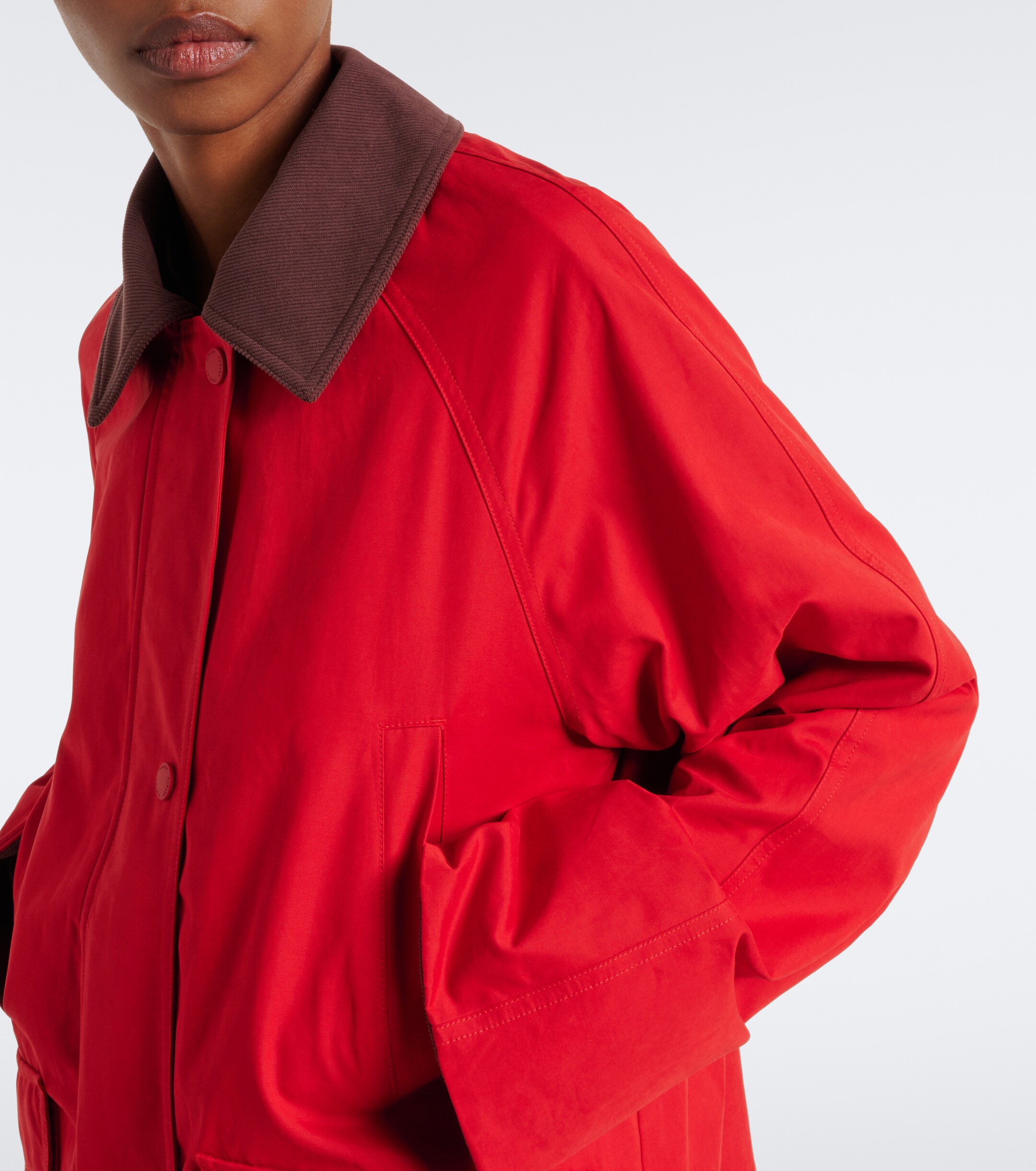 Varley Varley Rylan corduroy-trimmed jacket