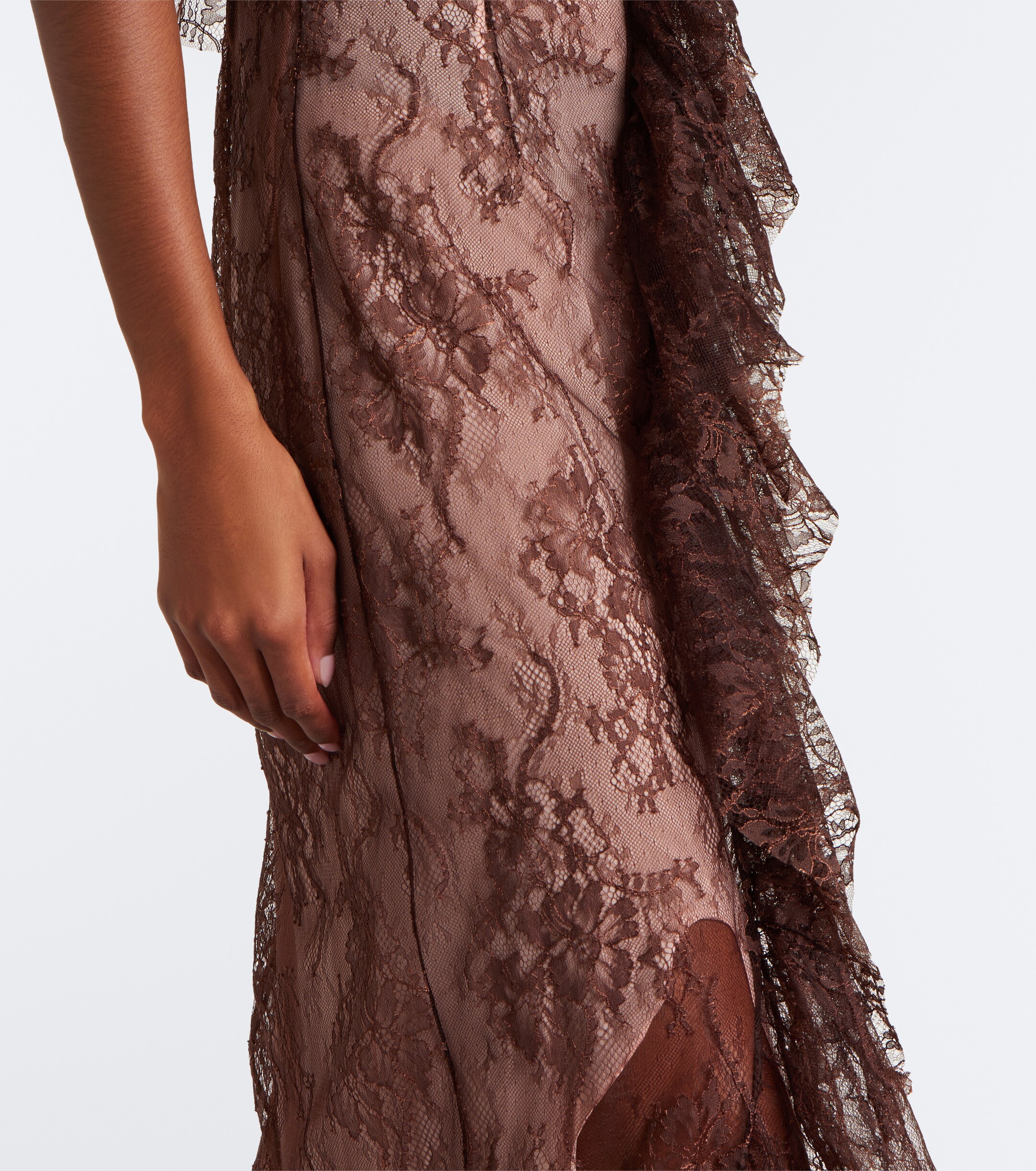 Blumarine Blumarine Ruffled lace gown