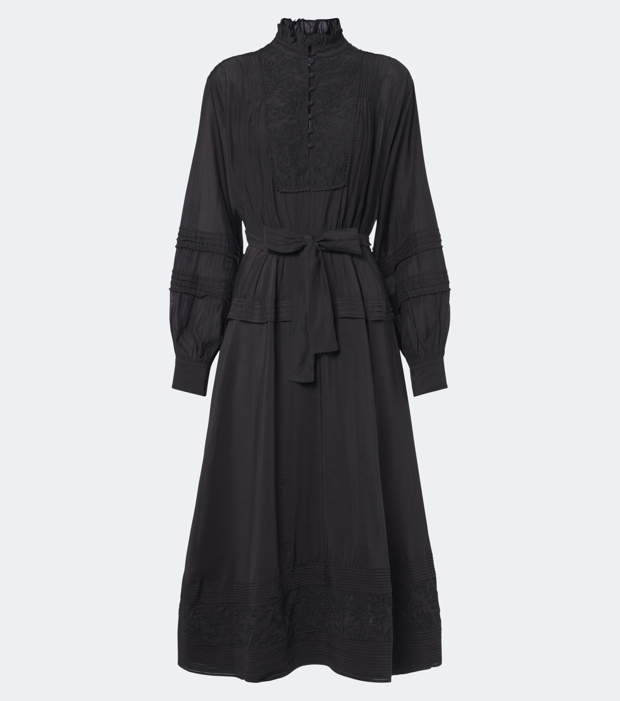 Polo Ralph Lauren Polo Ralph Lauren Embroidered ruffled midi dress