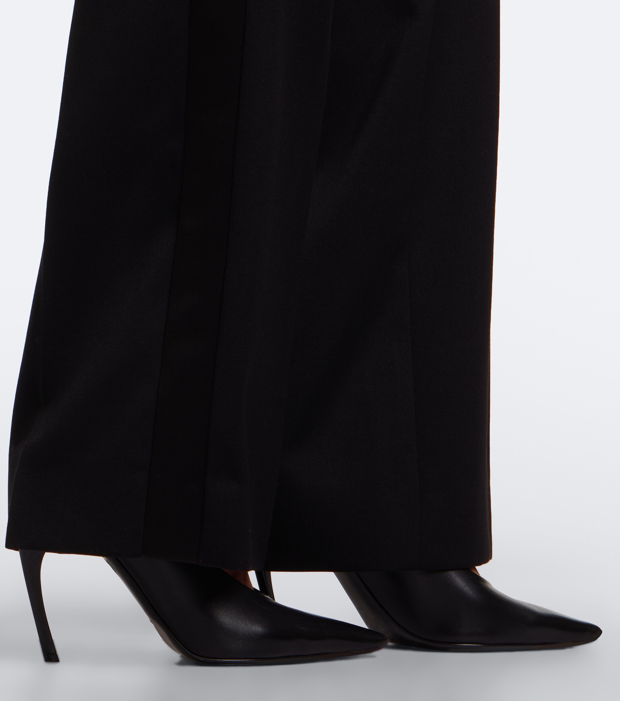 Balmain Balmain Virgin wool wide-leg pants