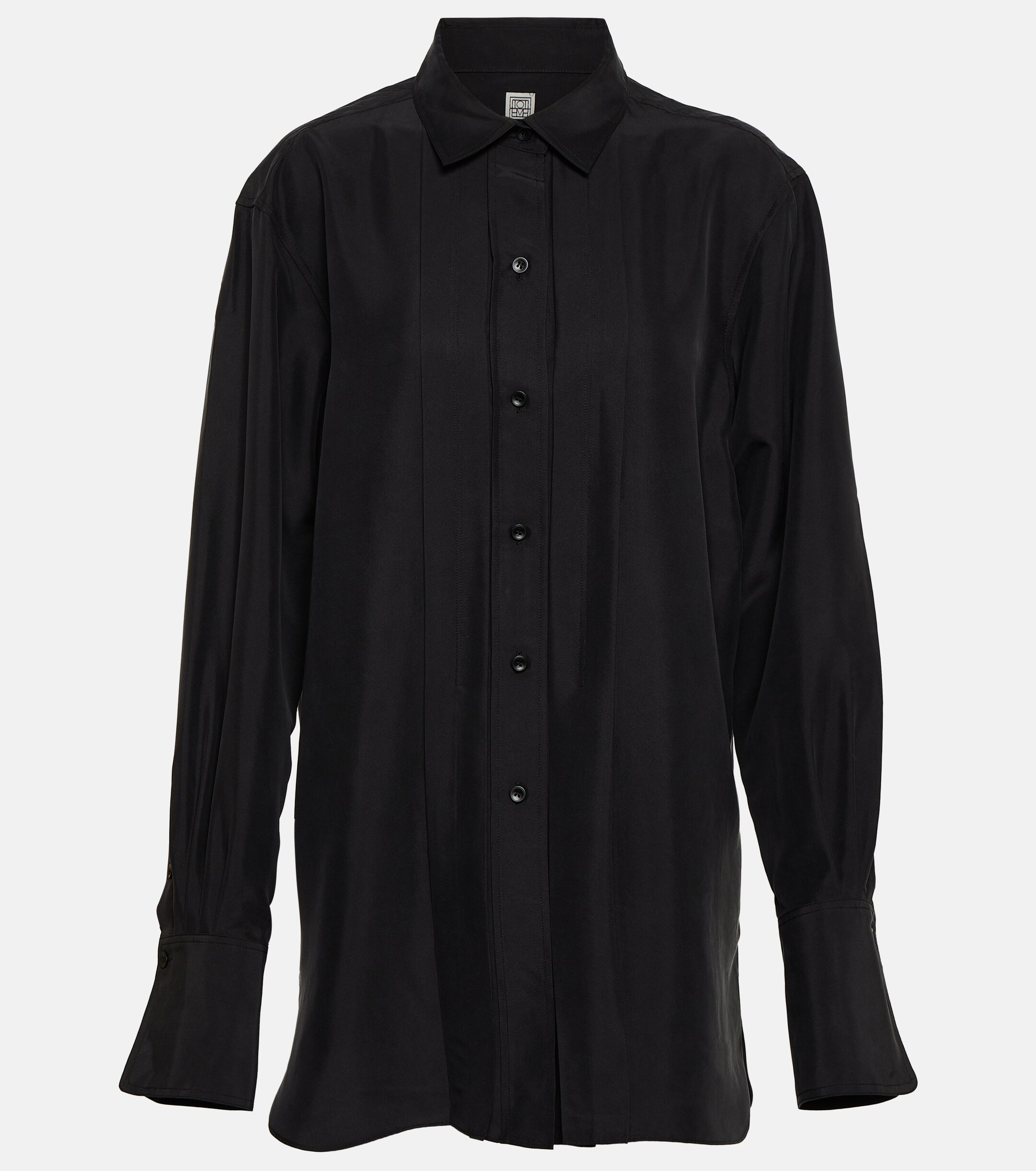 TOTEME Oversized silk shirt thumbnail