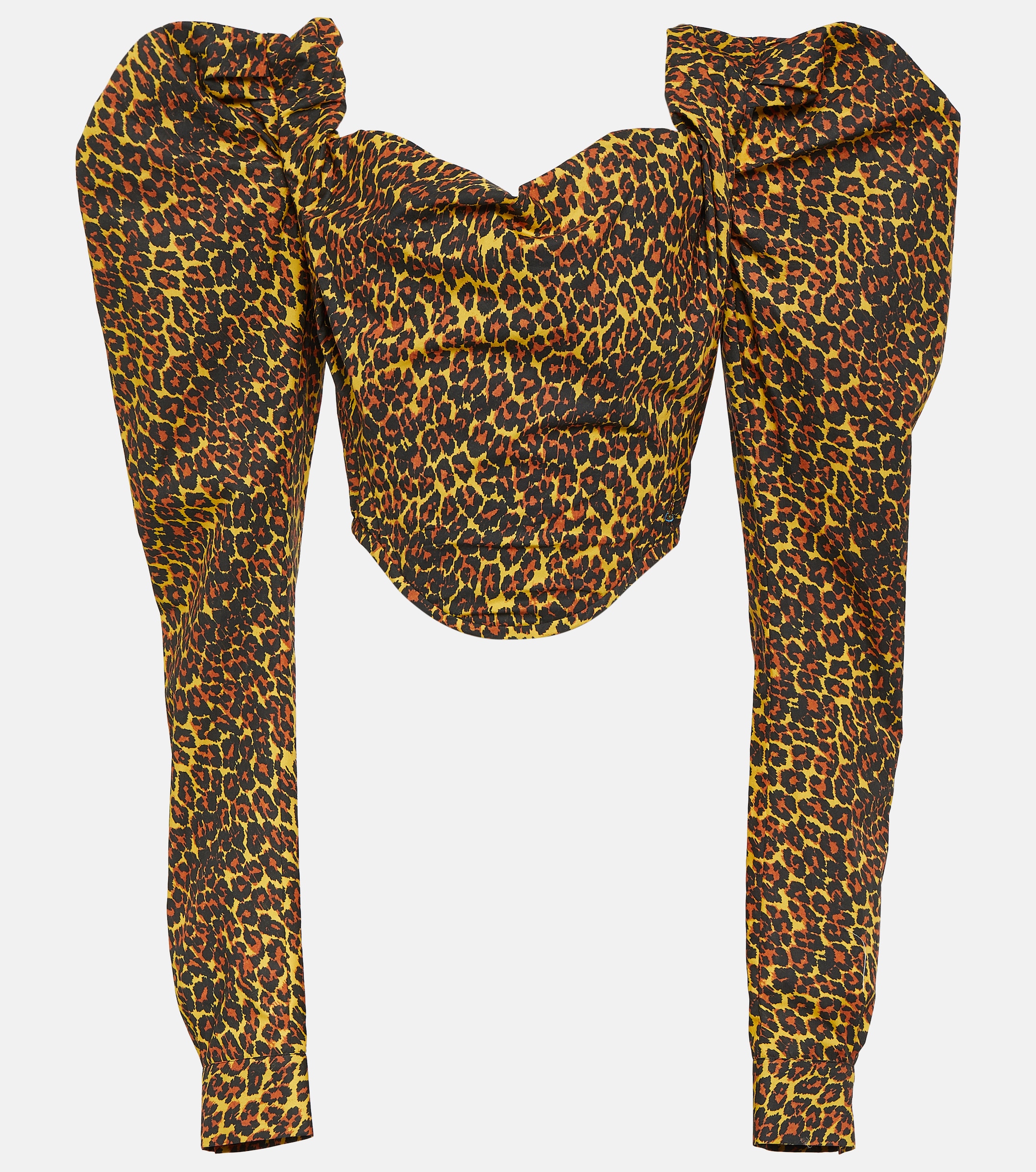 Vivienne Westwood Sunday leopard-print corset top