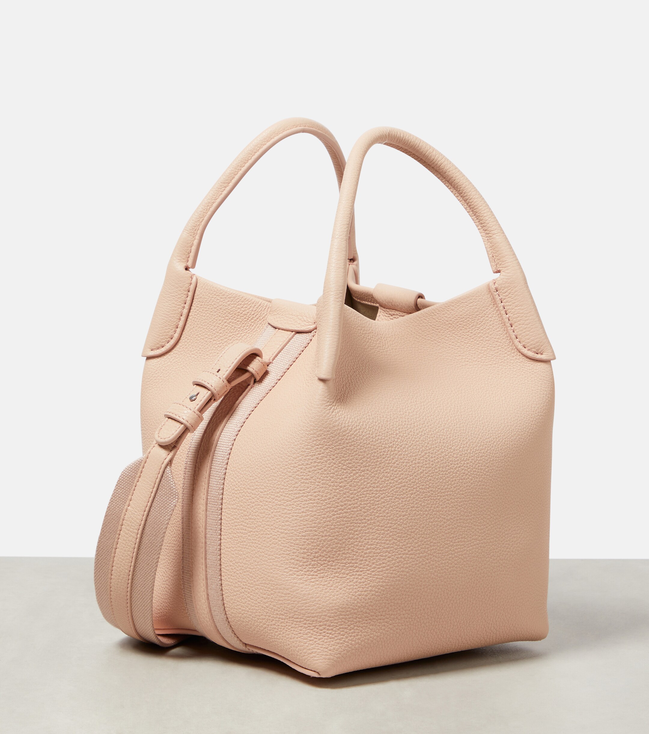 Loro Piana Bale Small leather tote bag