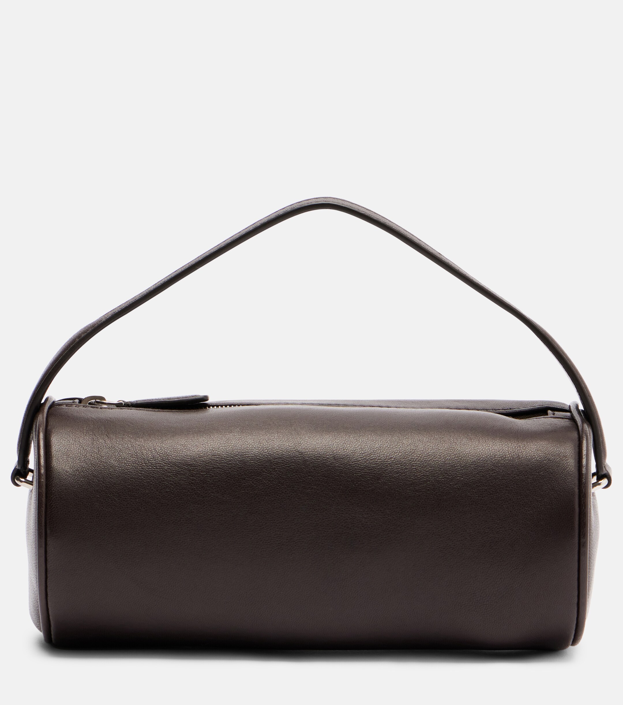 The Row Round '90s leather tote bag
