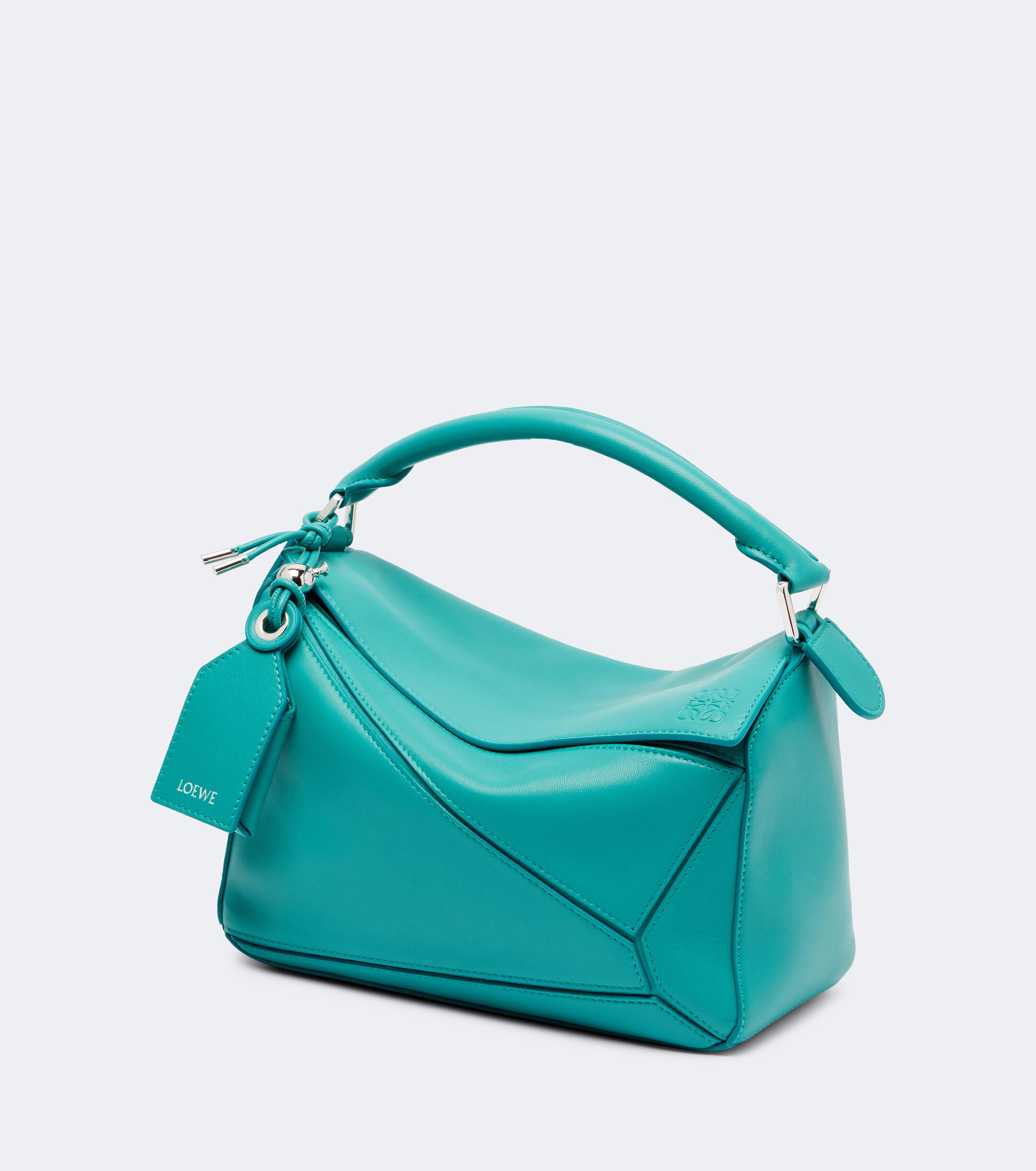 Loewe Featherlight Puzzle Small leather top-handle bag