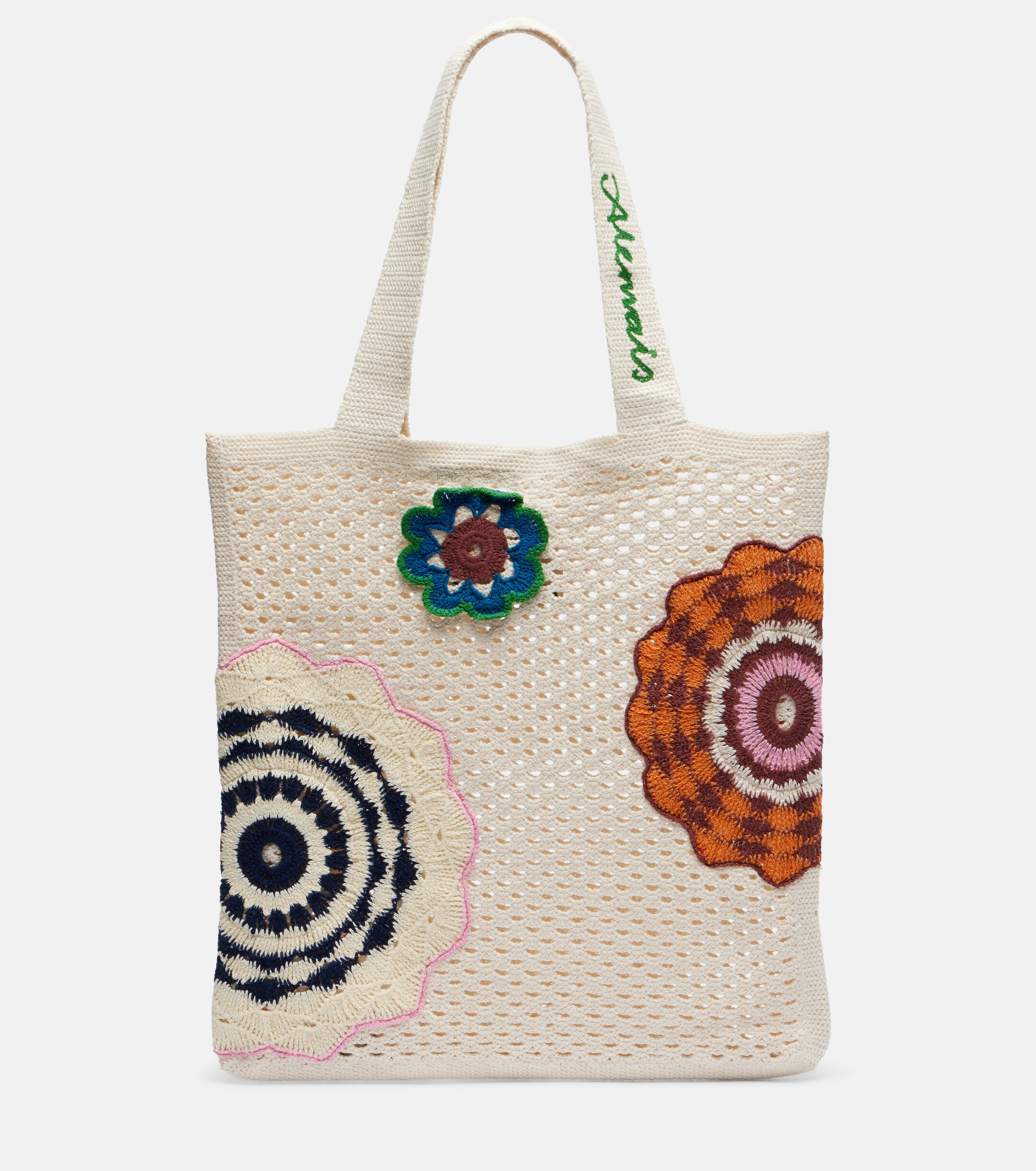 Alémais Alémais Medium crochet tote bag