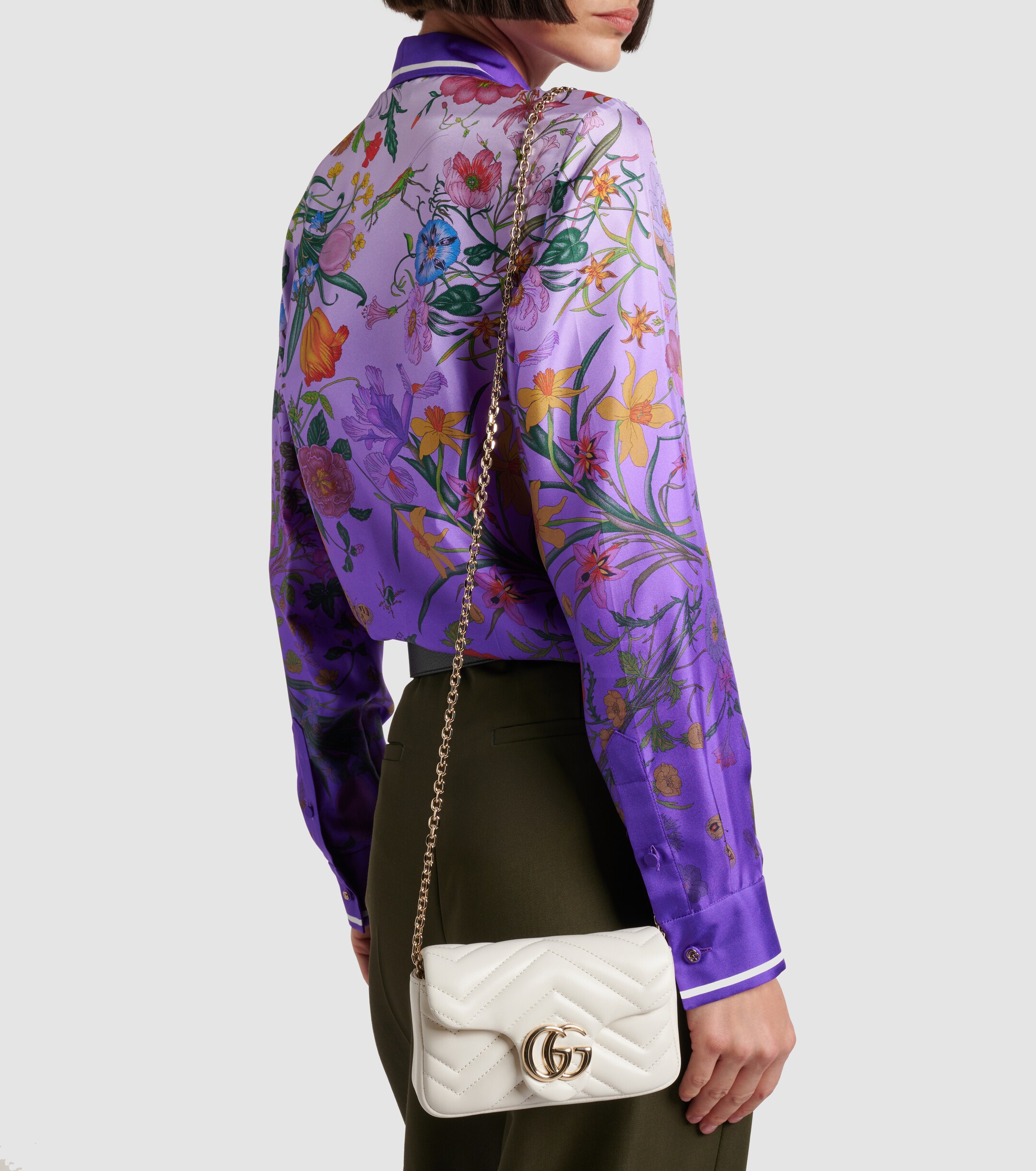 Gucci GG Marmont Mini leather shoulder bag