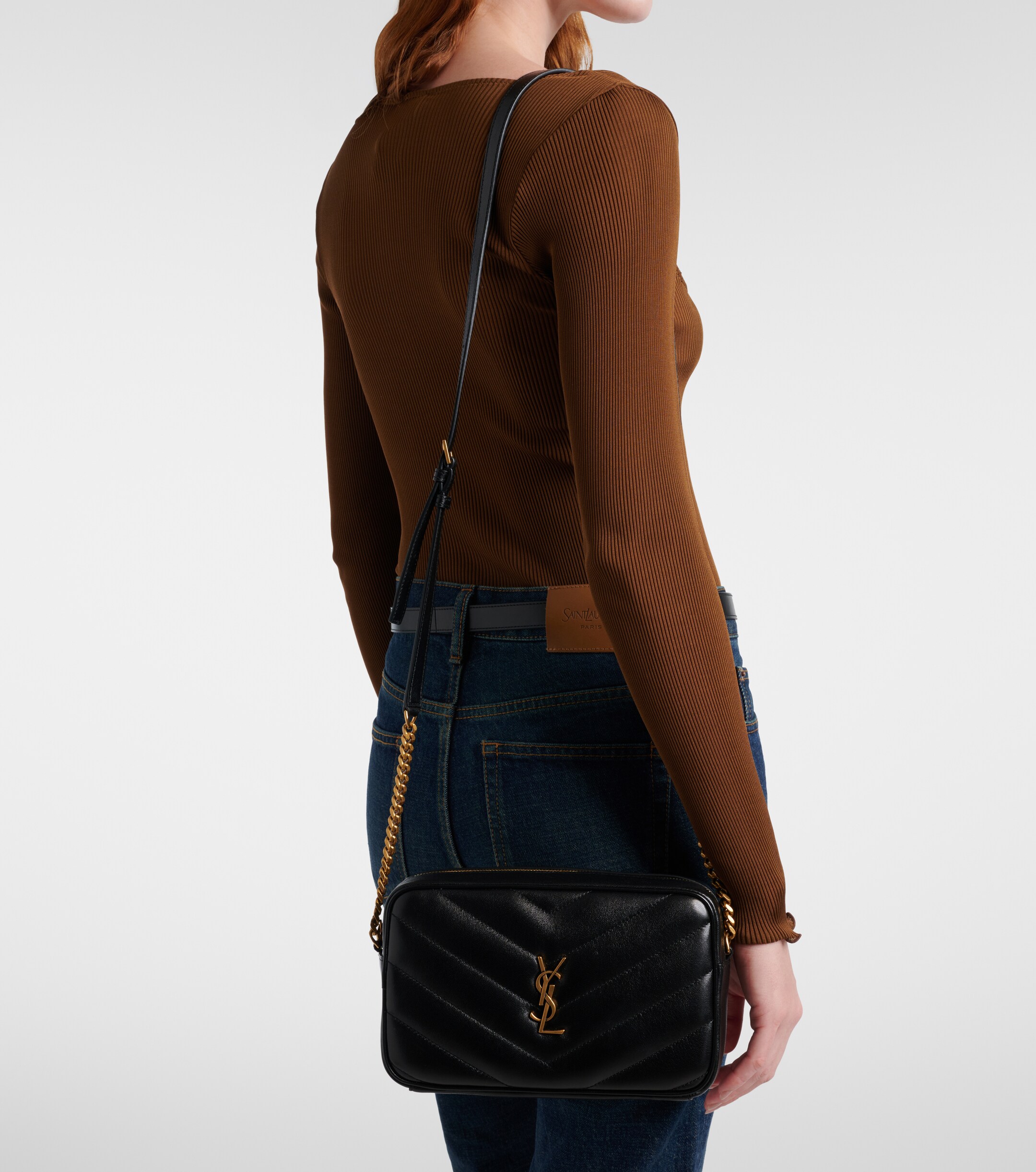 Saint Laurent Loulou quilted leather camera bag