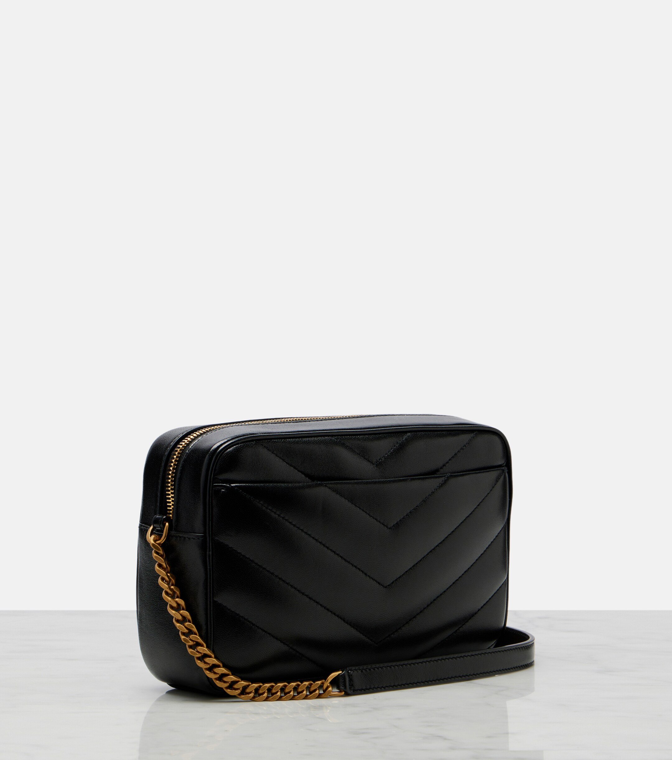 Saint Laurent Loulou quilted leather camera bag