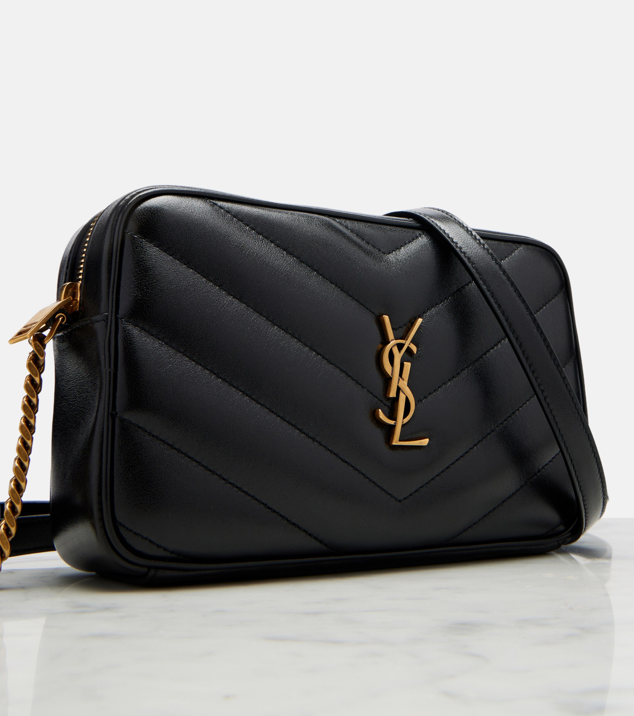 Saint Laurent Loulou quilted leather camera bag