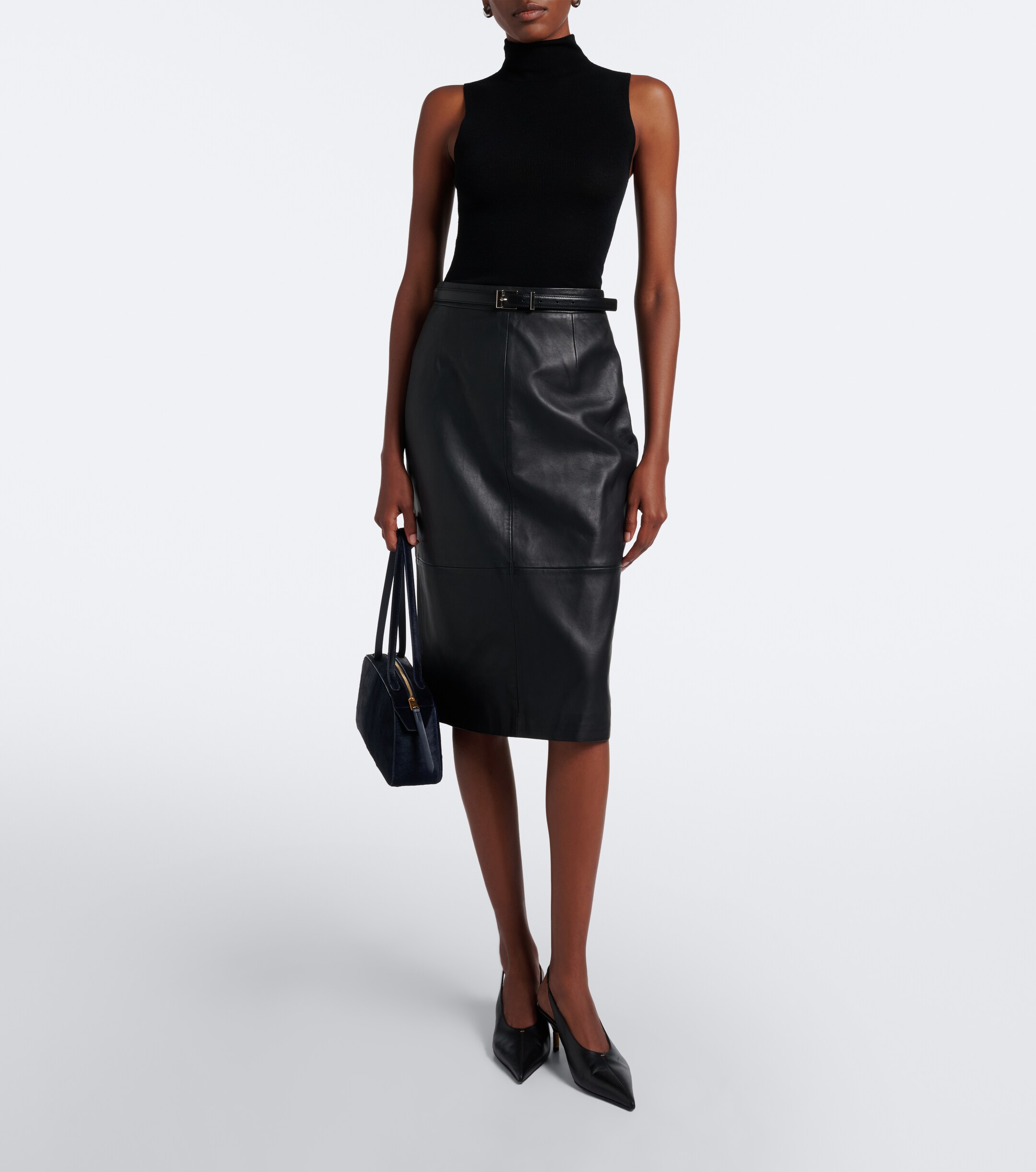 Altuzarra Altuzarra Hank leather pencil skirt