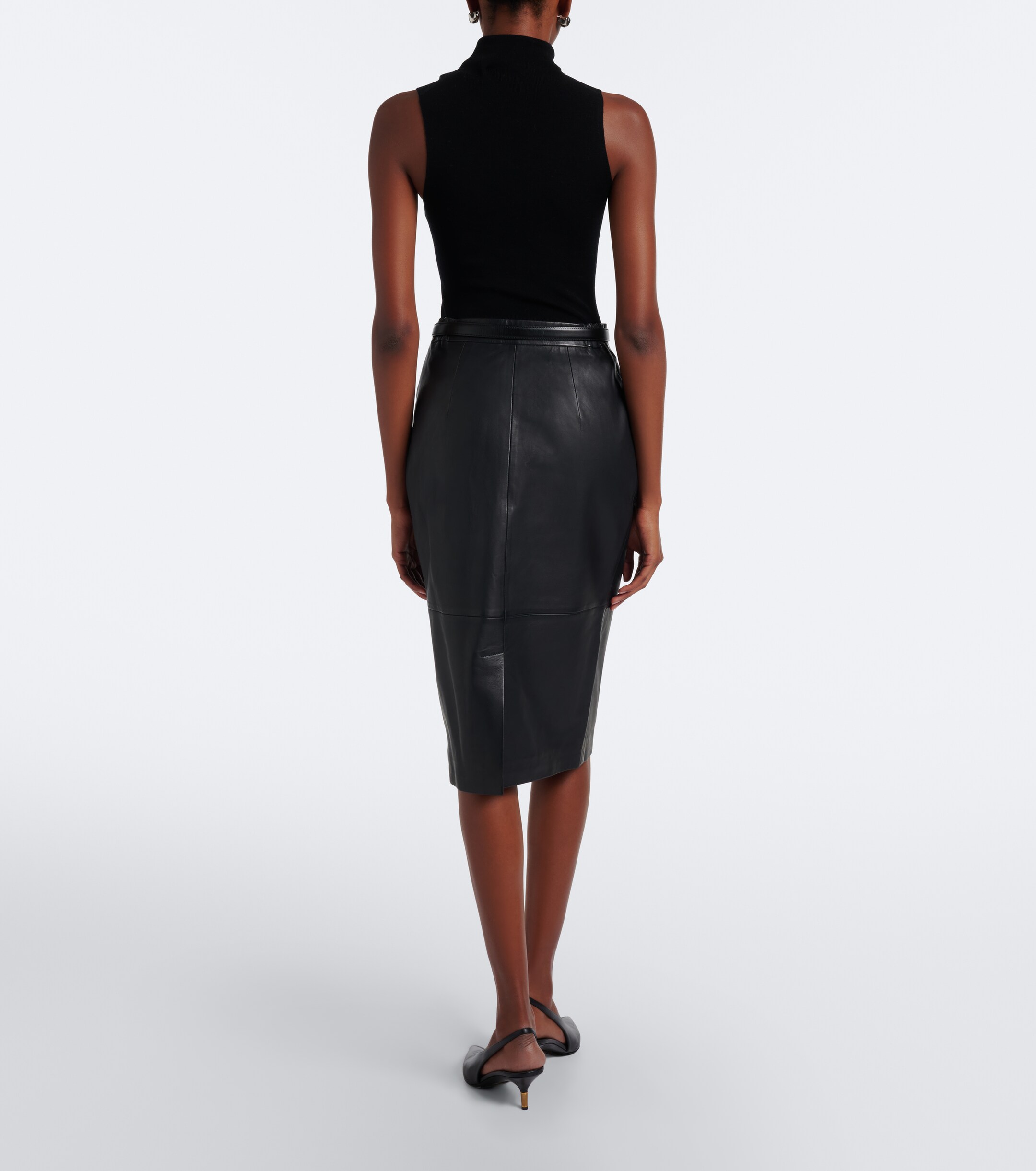 Altuzarra Altuzarra Hank leather pencil skirt