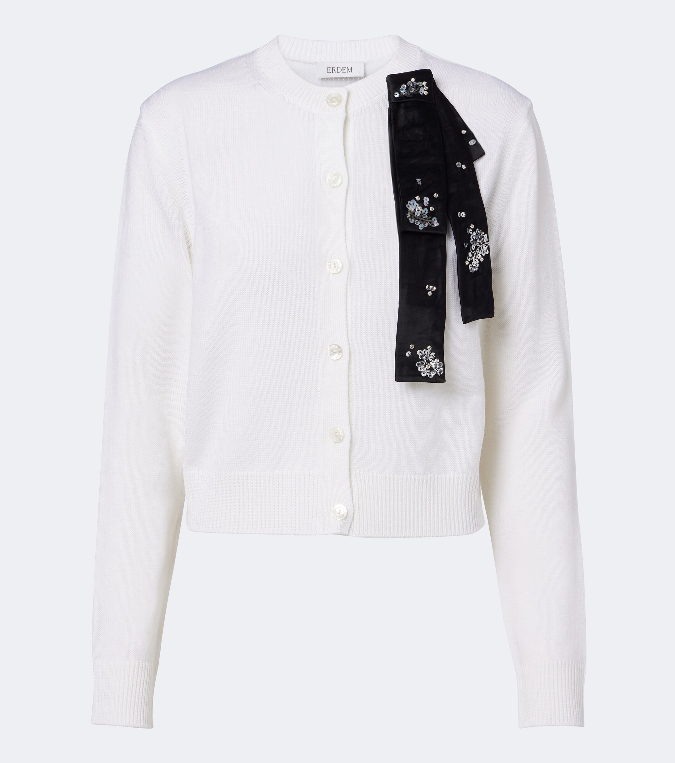Erdem Erdem Embellished wool cardigan