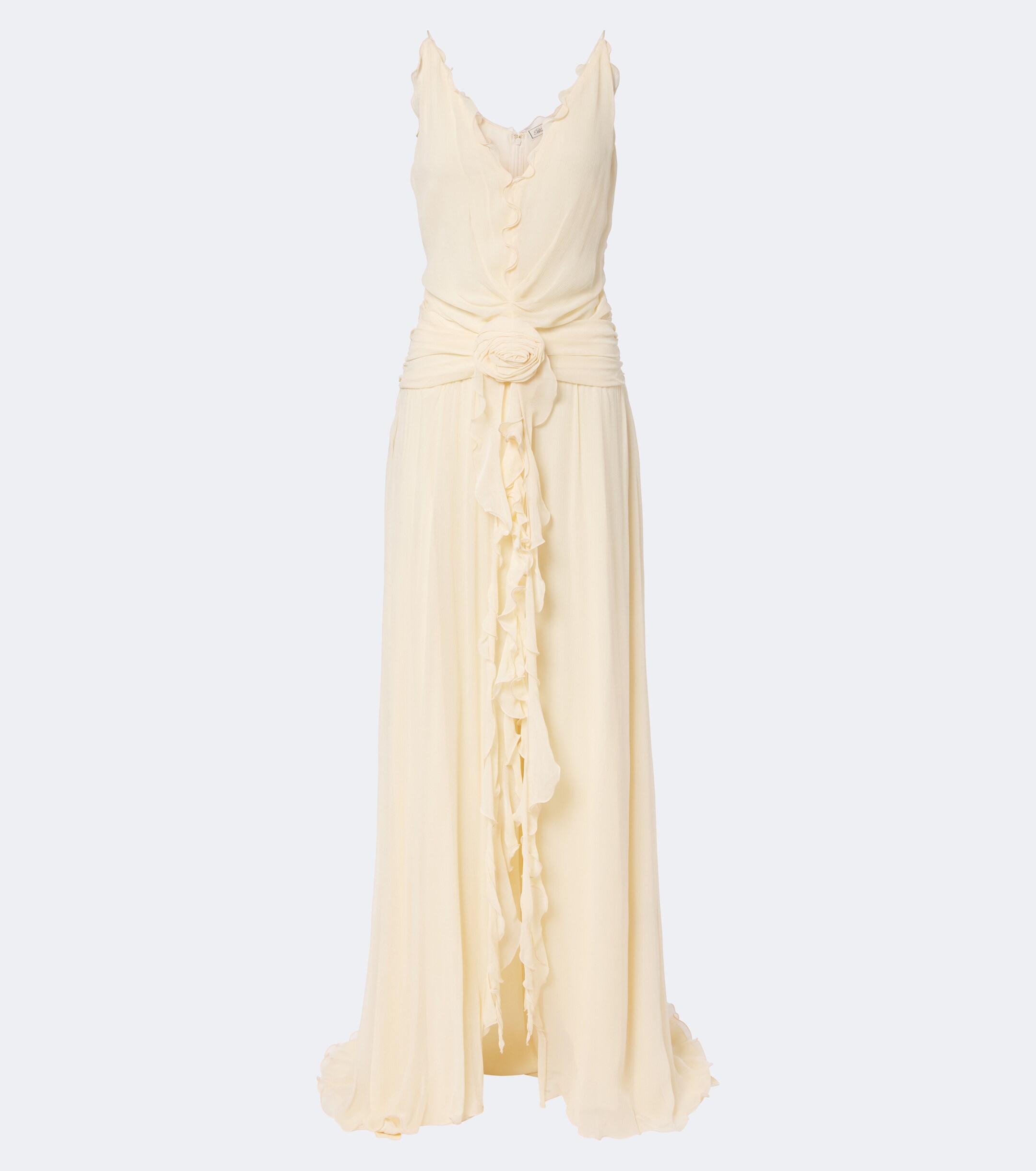 Blumarine Blumarine Ruffled georgette maxi dress