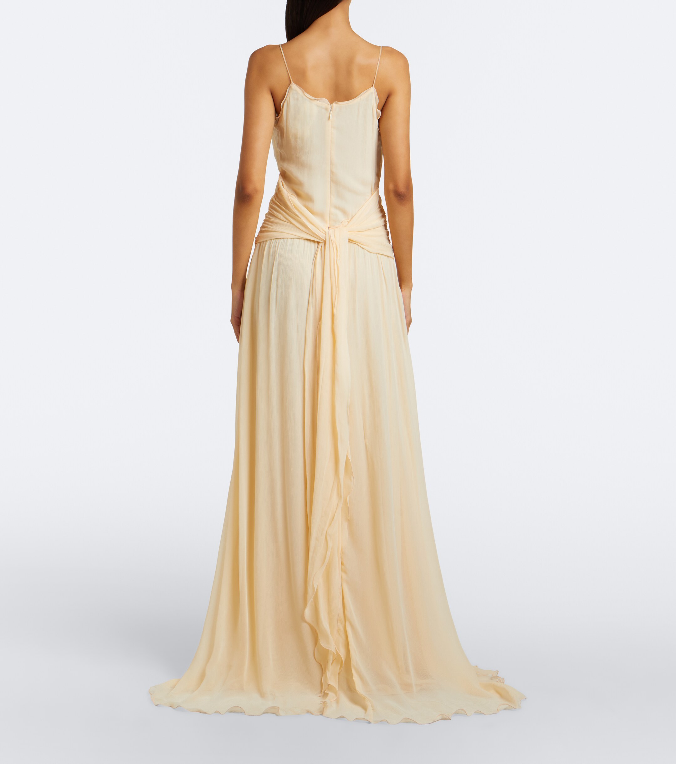 Blumarine Blumarine Ruffled georgette maxi dress