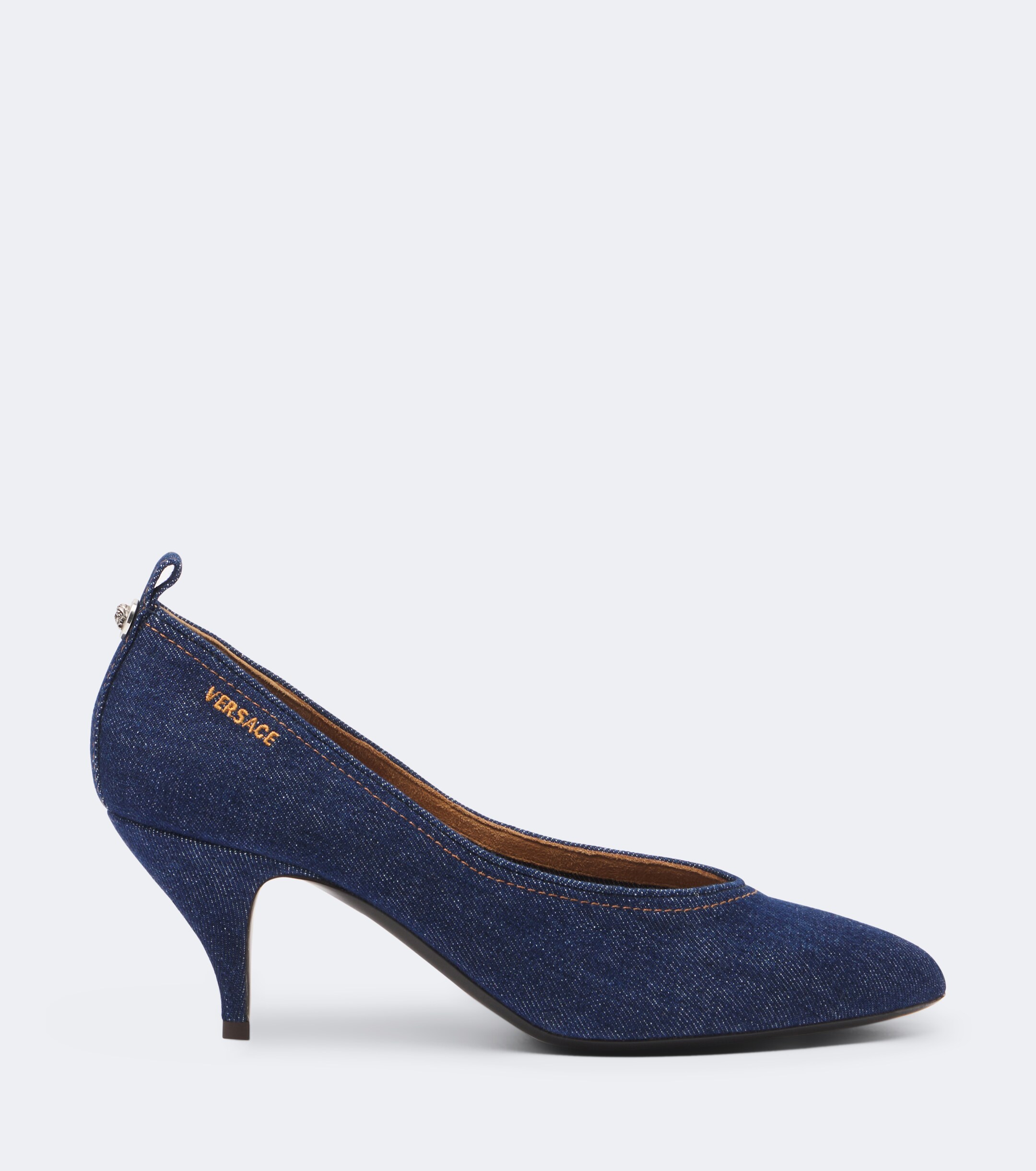 Versace Versace Tina denim pumps