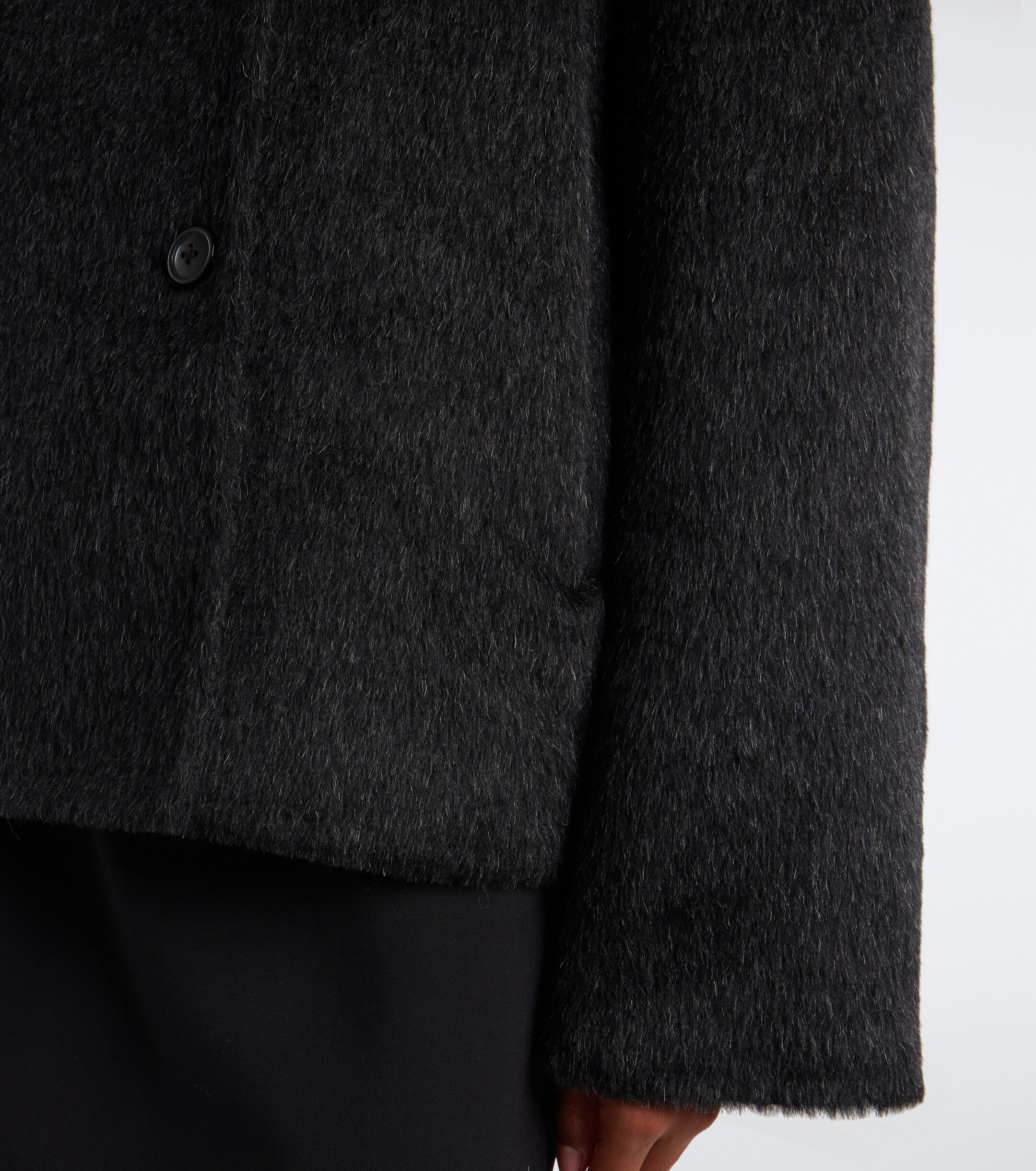 LOULOU DE SAISON Loulou de Saison Wes double-breasted alpaca and wool jacket