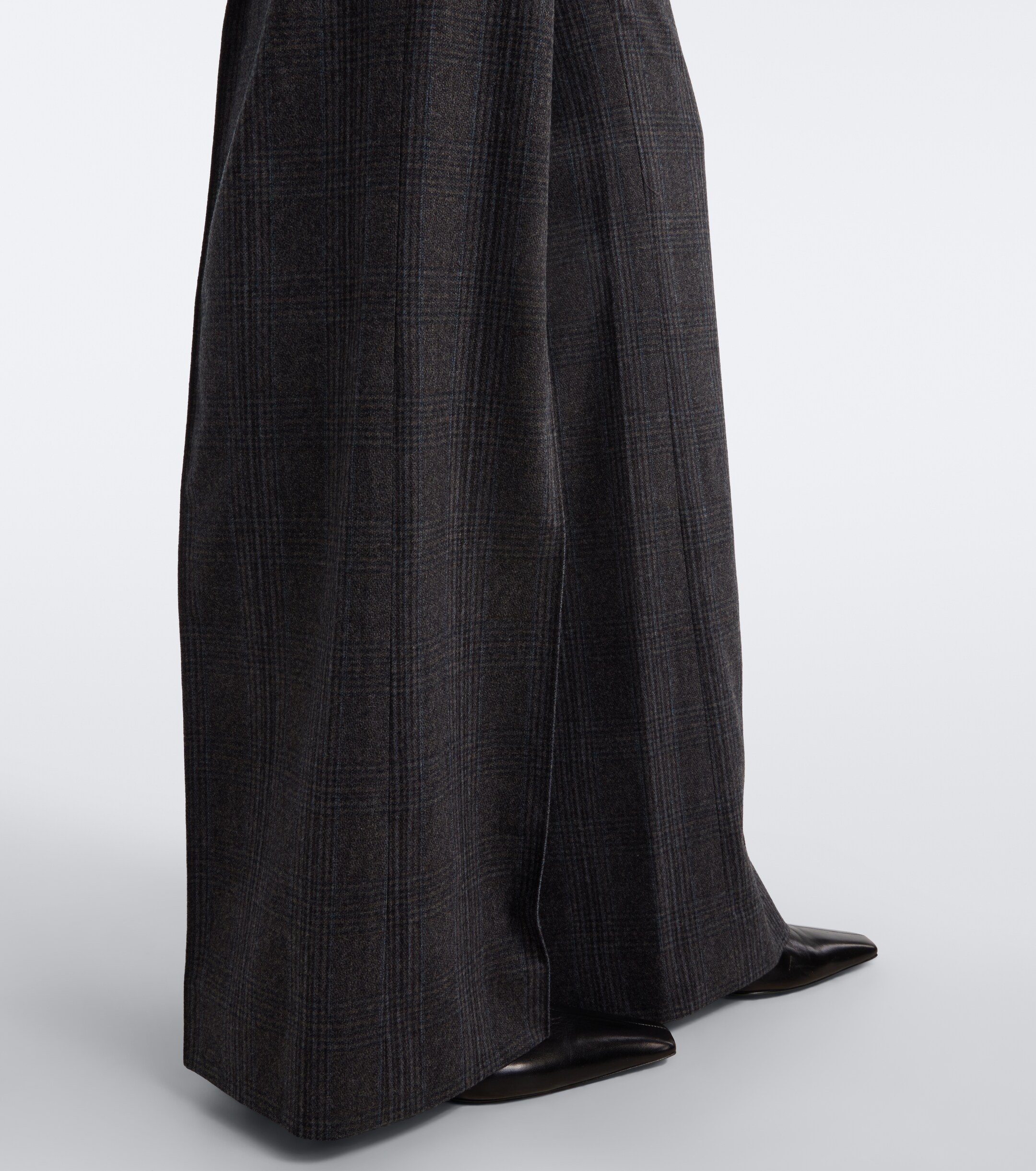 Nili Lotan Nili Lotan Etoile wool and cashmere wide-leg pants