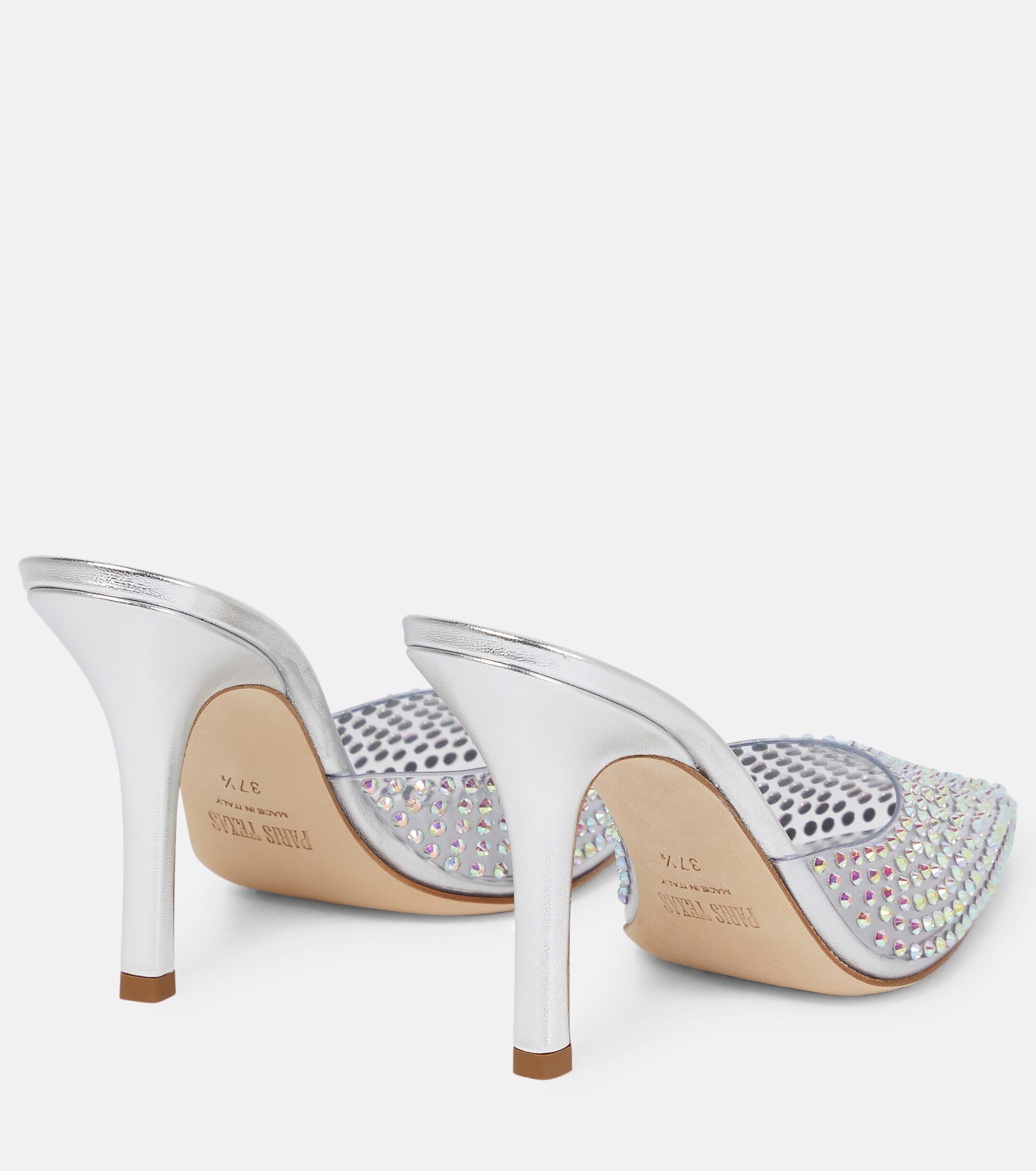 Paris Texas Hollywood embellished PVC mules