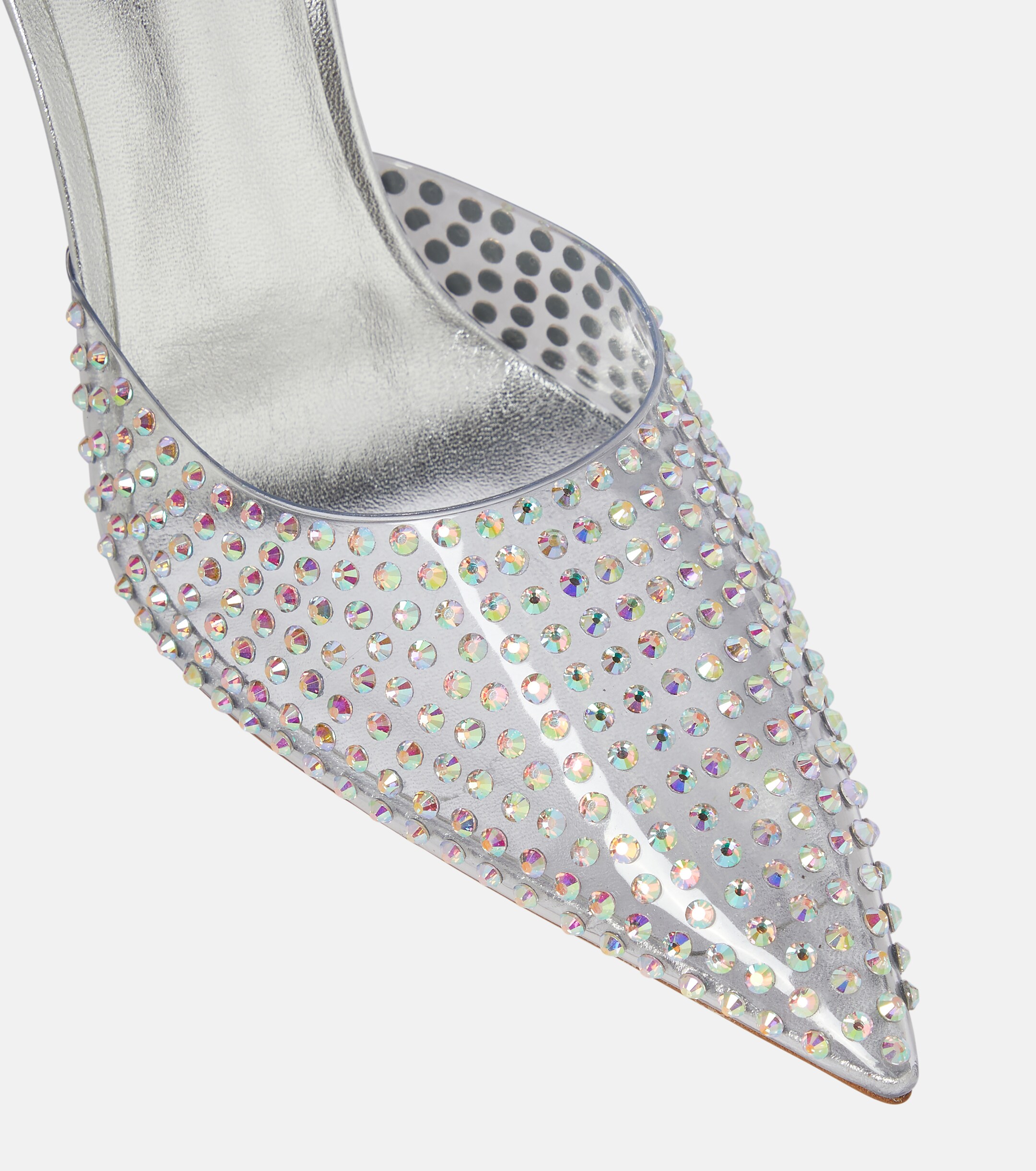 Paris Texas Hollywood embellished PVC mules
