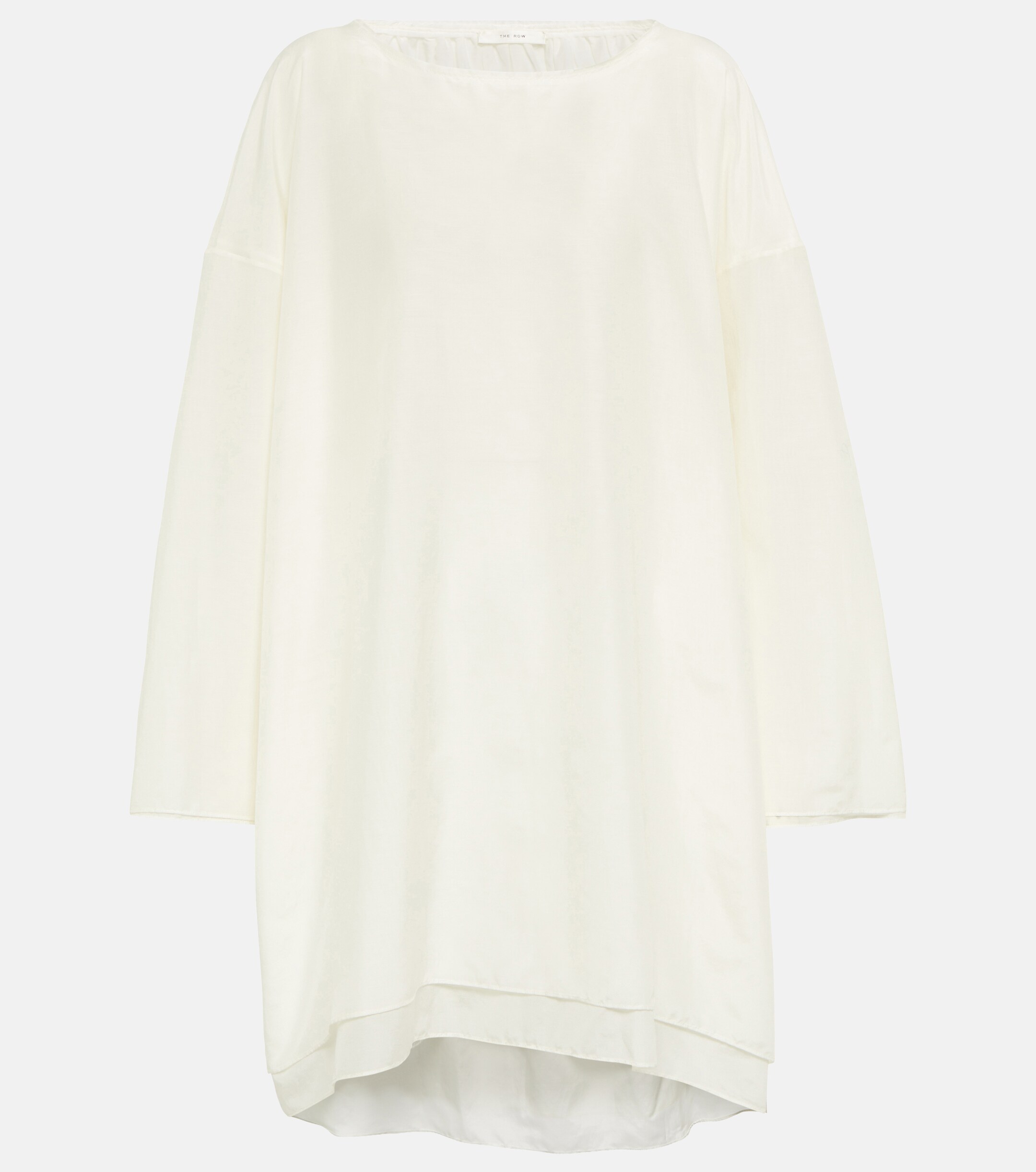 The Row Pamul cotton and silk top