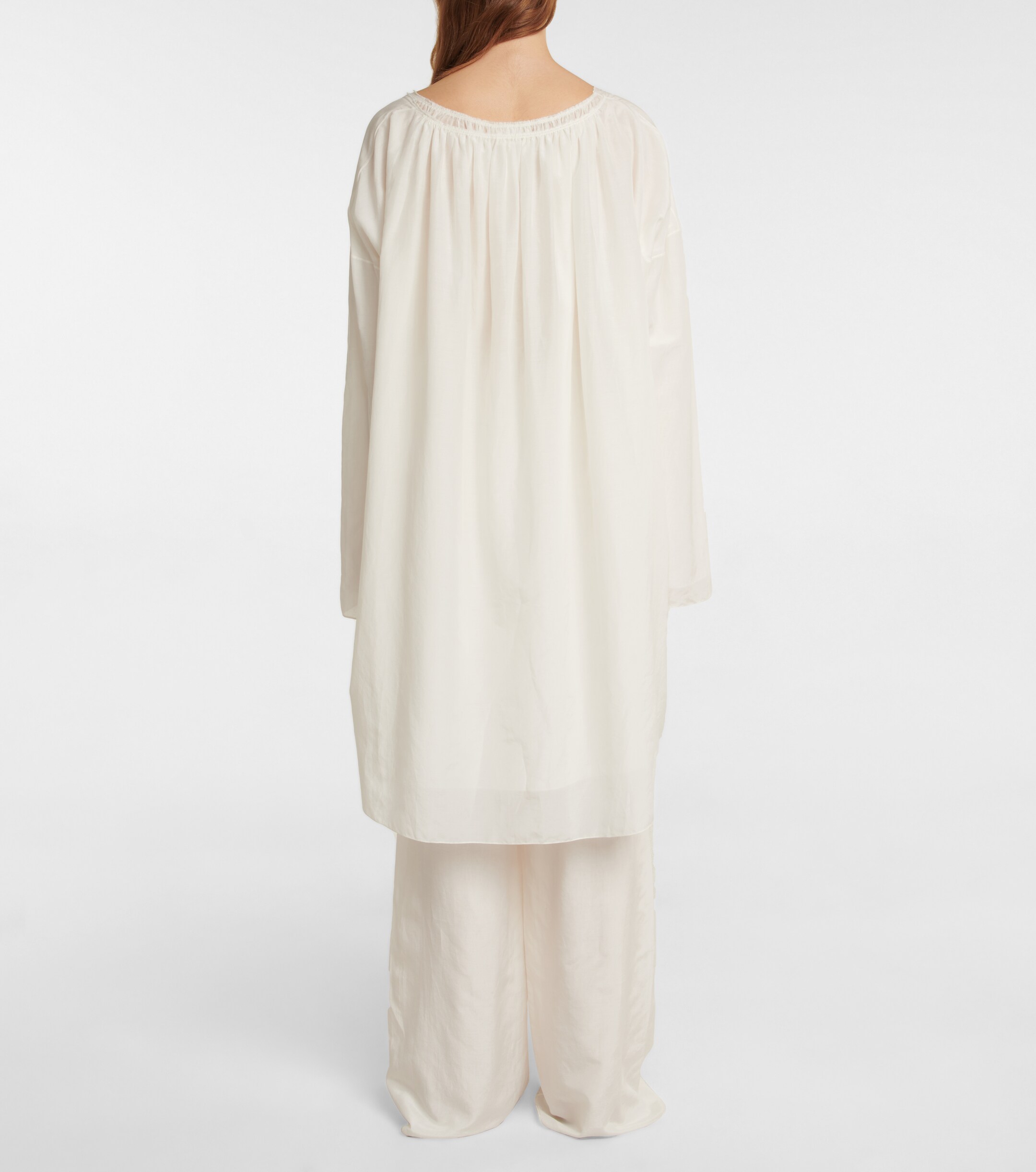 The Row Pamul cotton and silk top