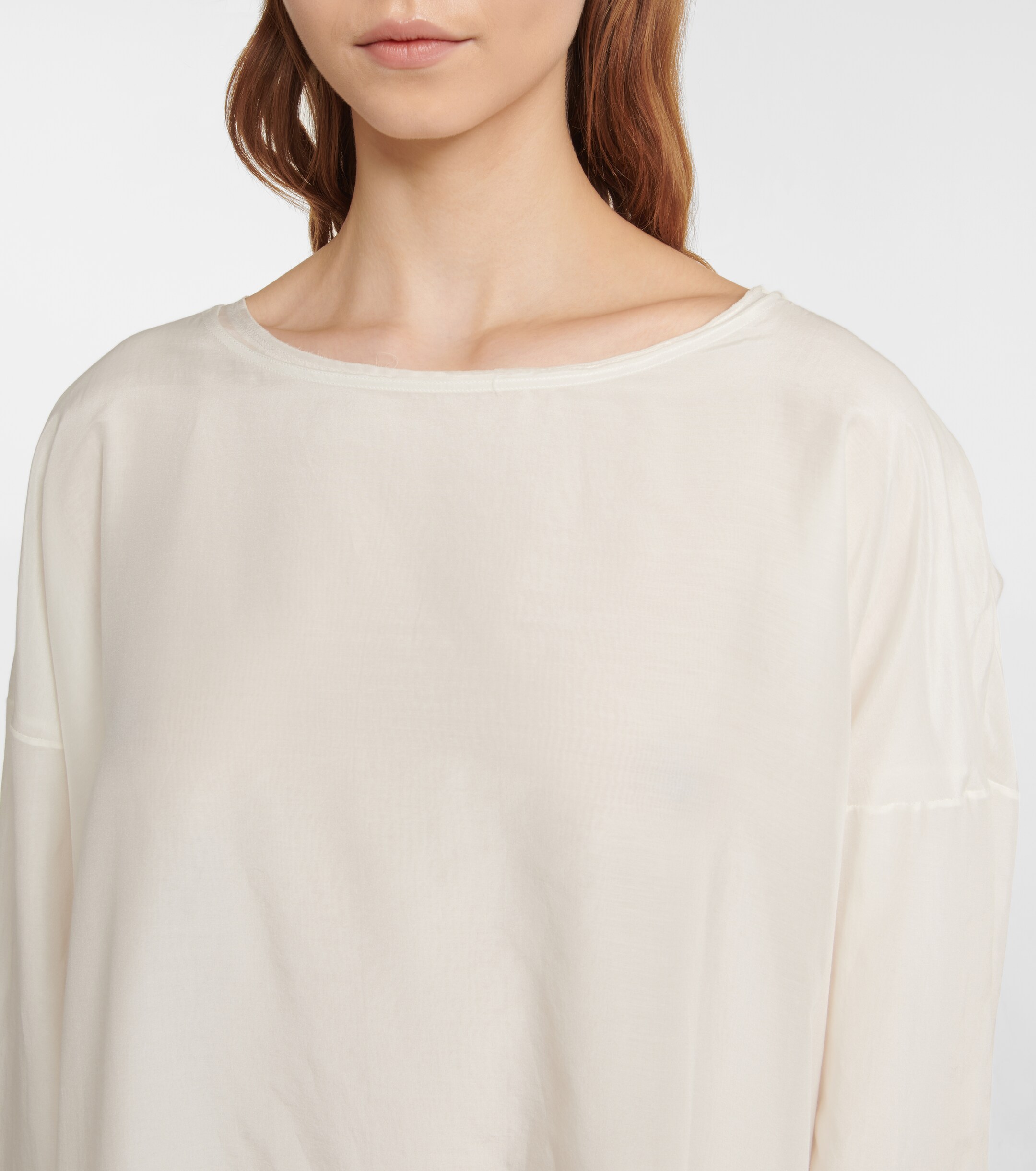 The Row Pamul cotton and silk top