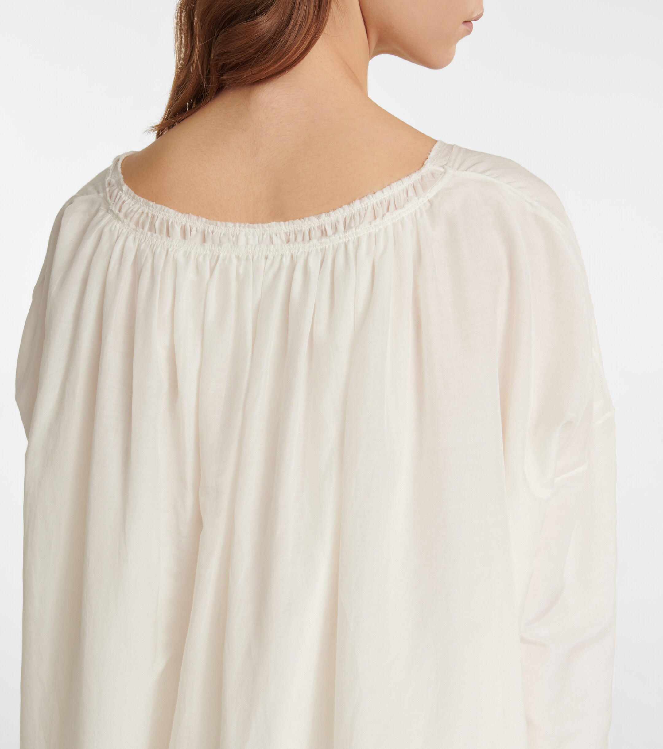 The Row Pamul cotton and silk top
