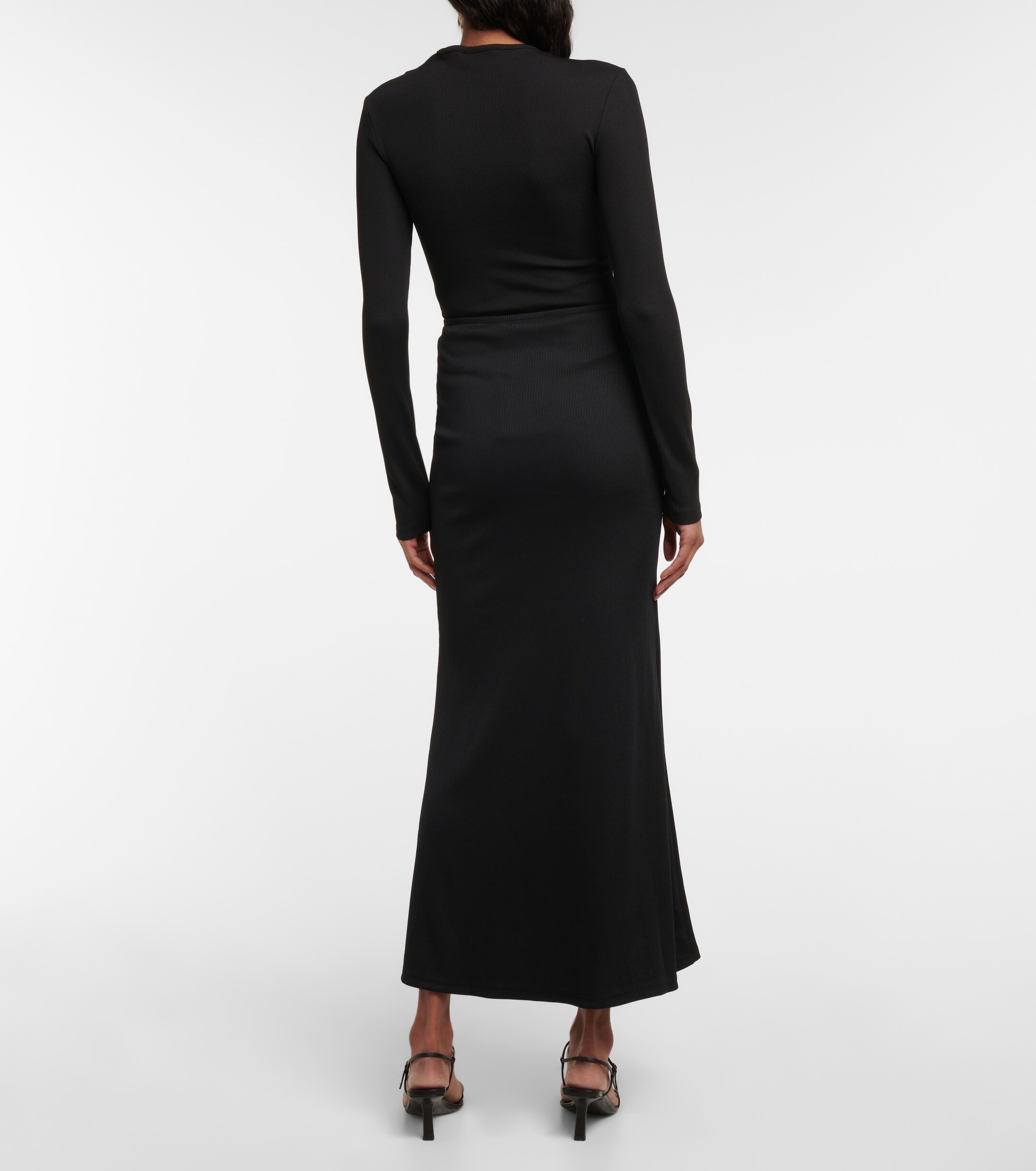 Christopher Esber - Embellished cutout jersey maxi skirt | Plush Christopher Esber - Embellished cutout jersey maxi skirt | Plush