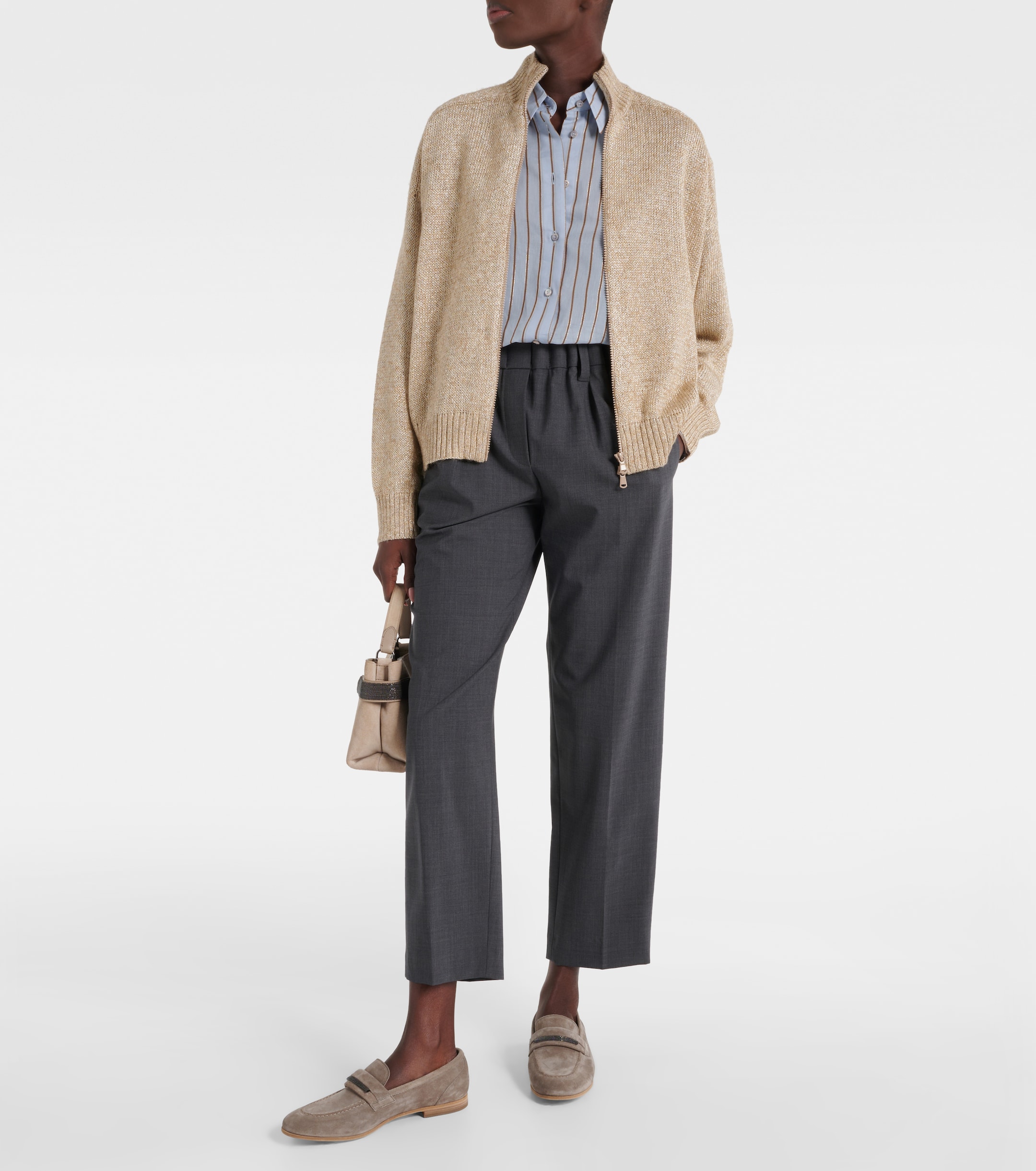 Brunello Cucinelli Zip-up cardigan
