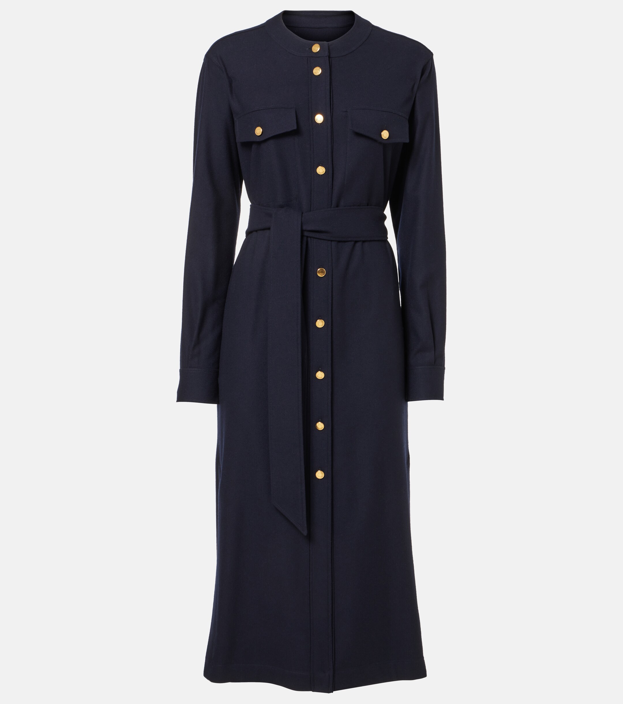 Loro Piana Noa wool and cashmere midi dress thumbnail