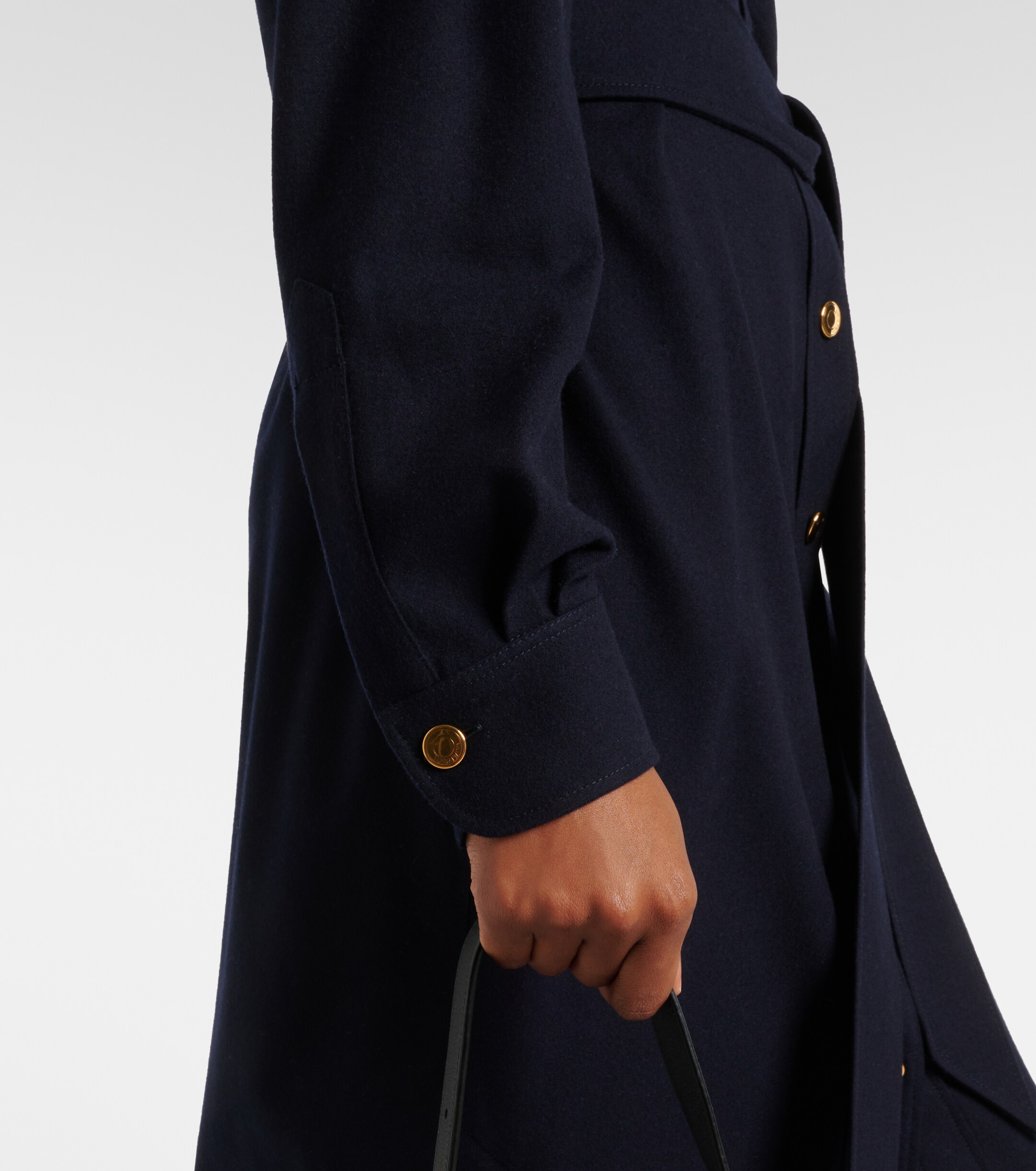 Loro Piana Noa wool and cashmere midi dress thumbnail