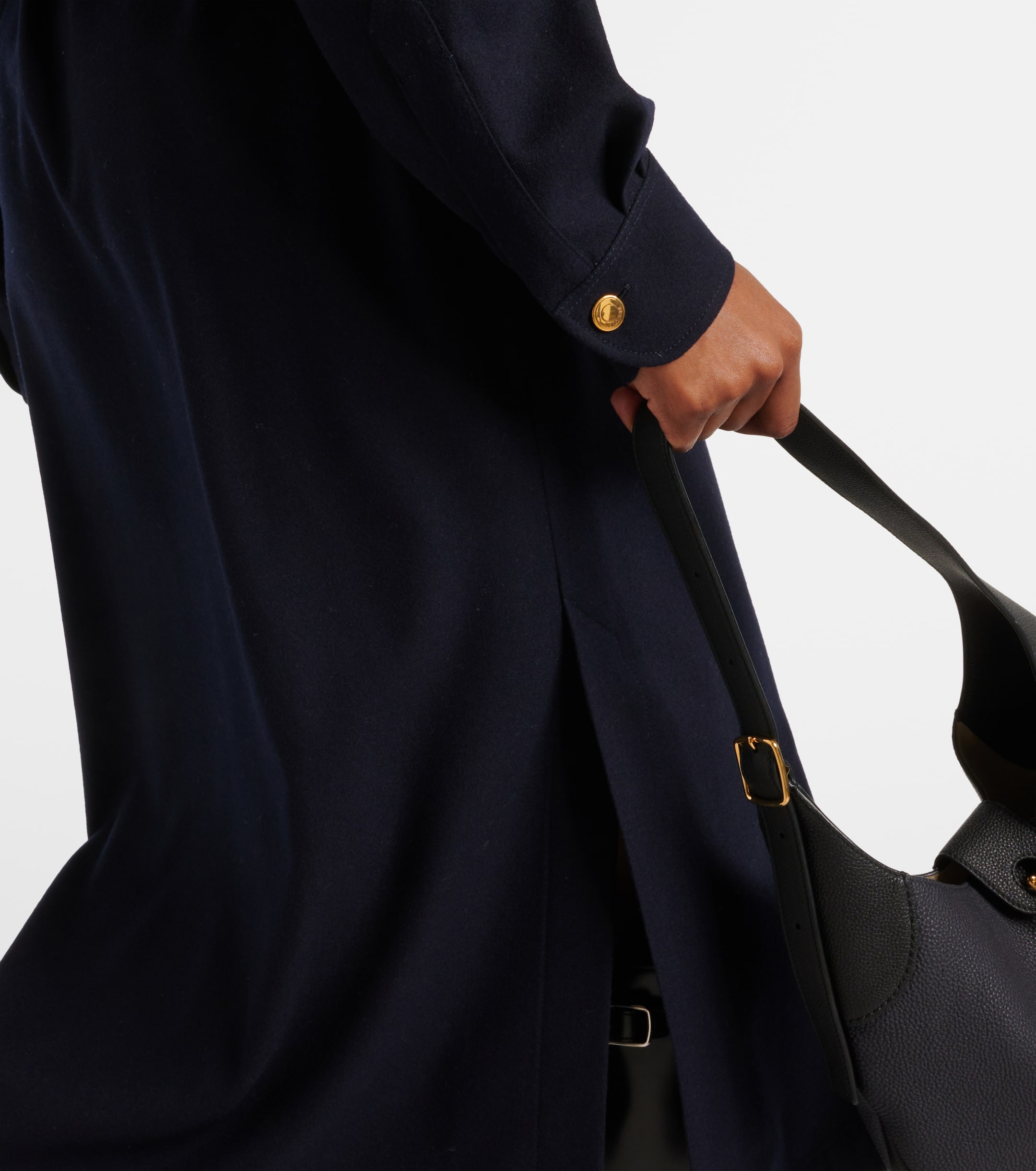 Loro Piana Noa wool and cashmere midi dress thumbnail