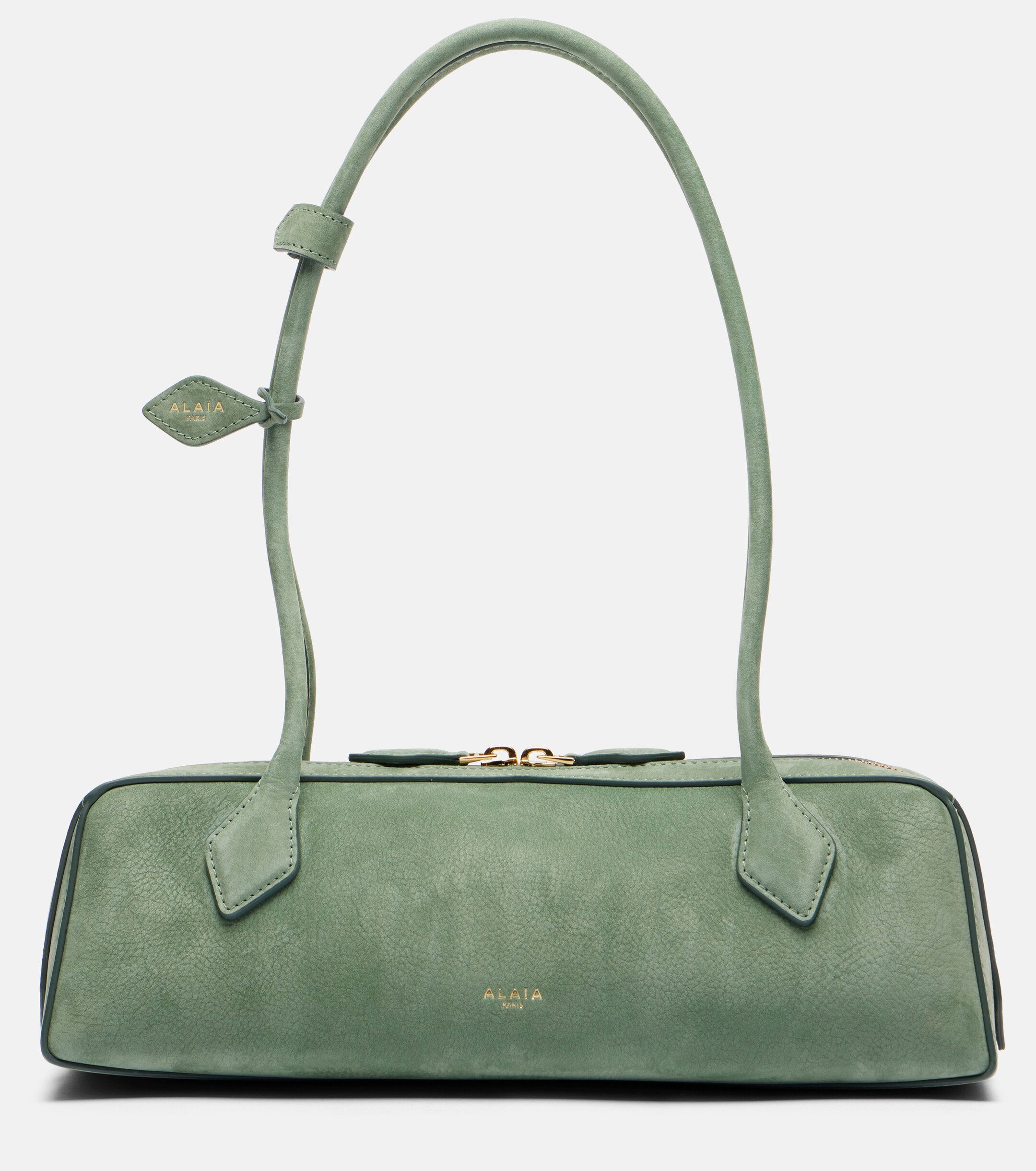 Alaïa Le Teckel Medium suede shoulder bag