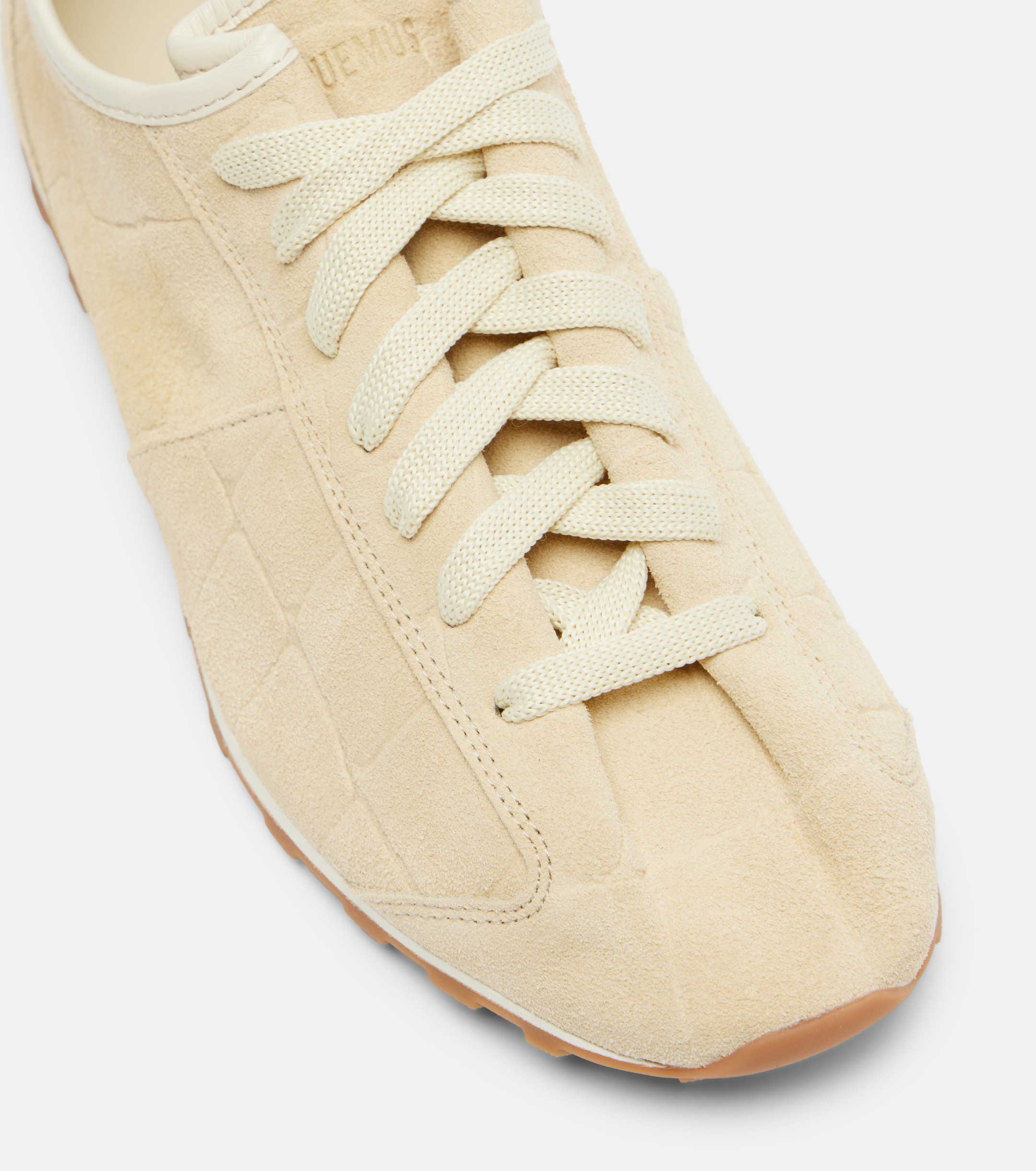 Jacquemus - Tennis croc-effect suede sneakers | Plush